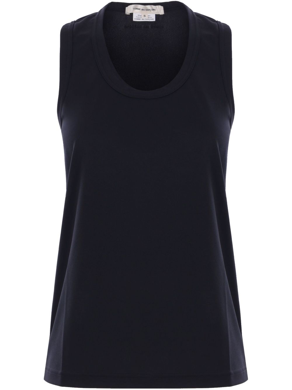 COMME DES GARÇONS Logo Scoop Neck Sleeveless Tank Top