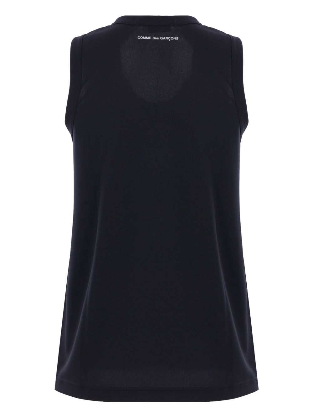 COMME DES GARÇONS Logo Scoop Neck Sleeveless Tank Top
