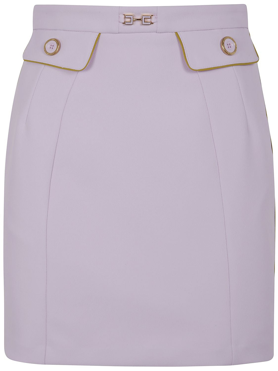 ELISABETTA FRANCHI Chic Pleated Mini Skirt