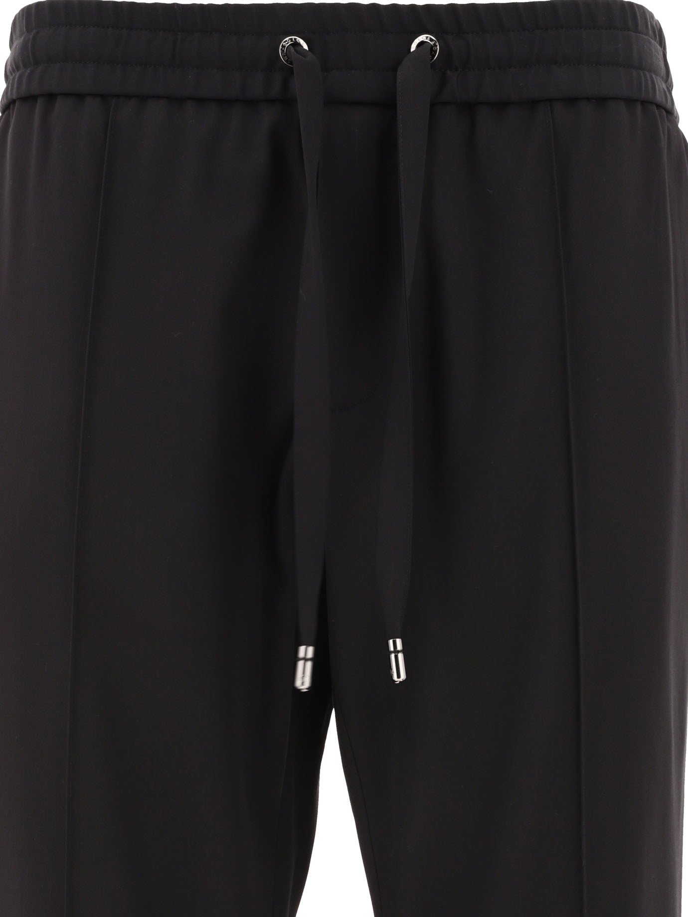 DOLCE & GABBANA Luxury Tecno Drawstring Trousers for Men - Perfect for Spring Summer