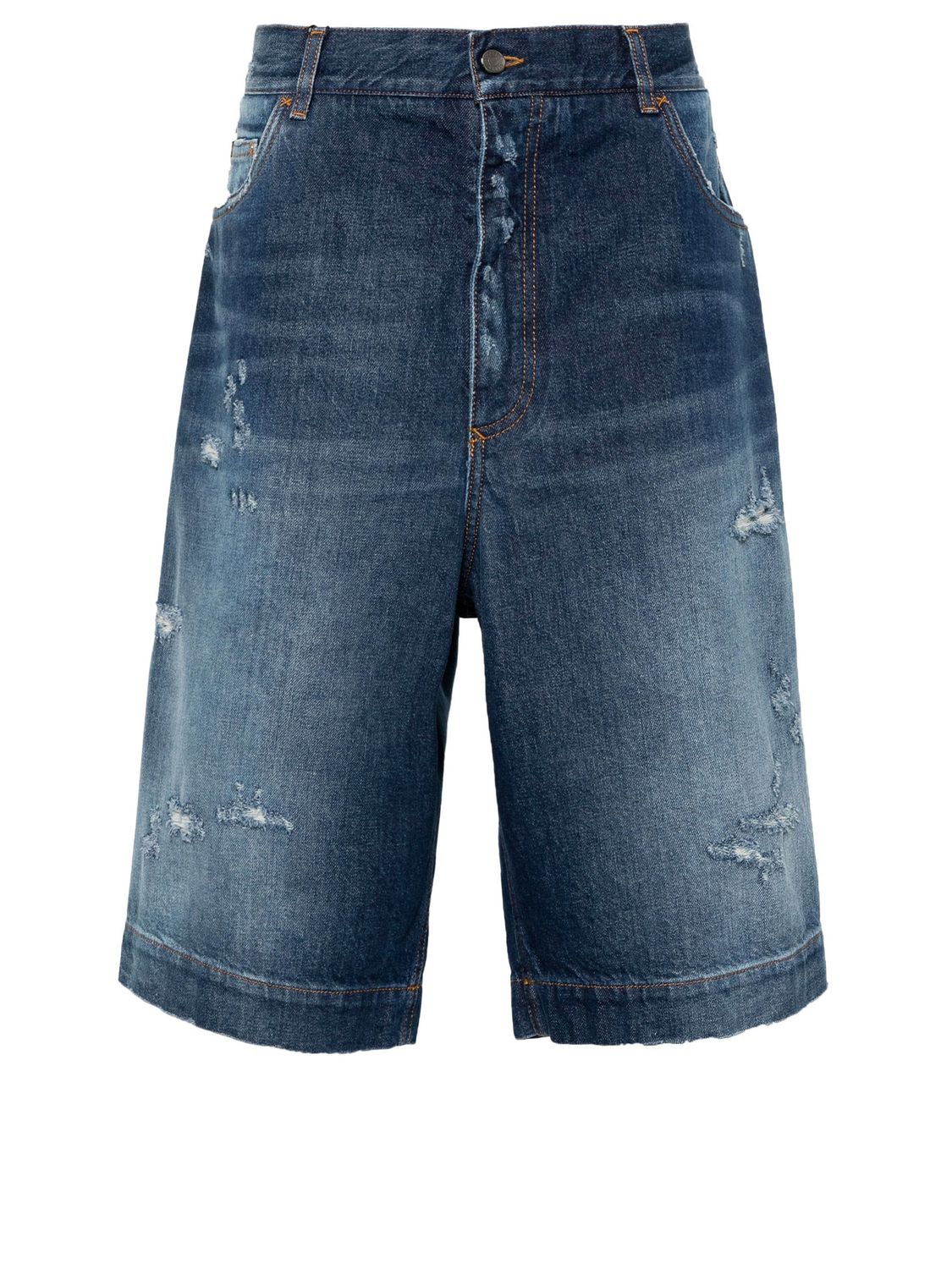 DOLCE & GABBANA Stylish Denim Bermuda Shorts for Men