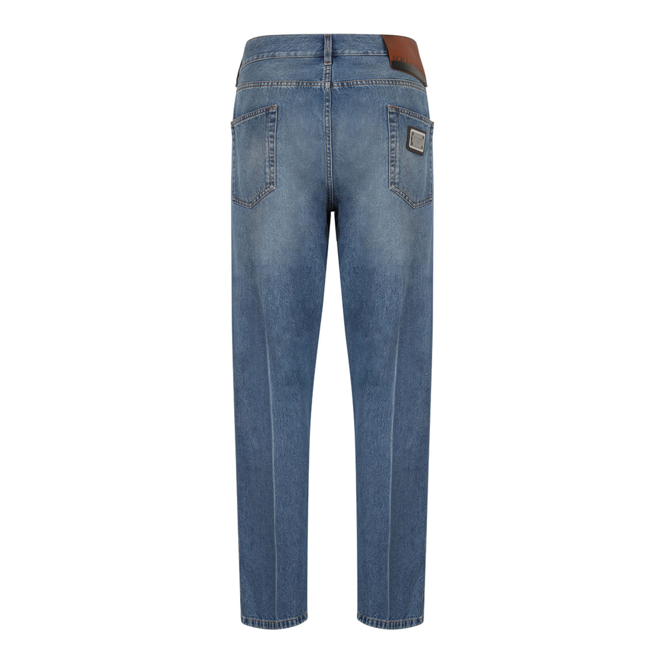 DOLCE & GABBANA Combined Colour Cotton Jeans for Men