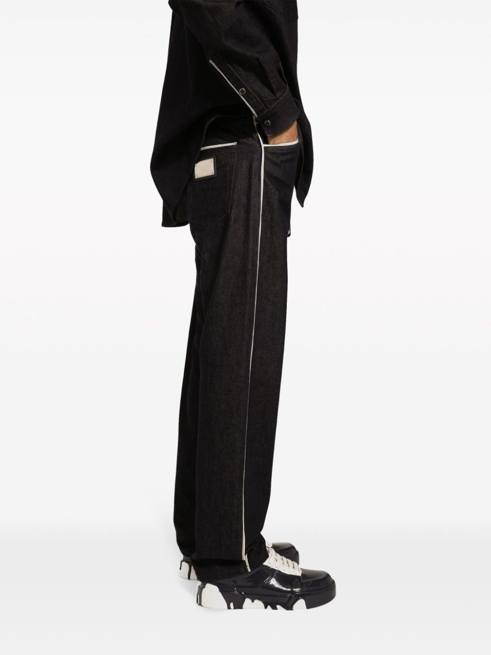 DOLCE & GABBANA Classic 5-Pocket Straight-Leg Jeans for Men