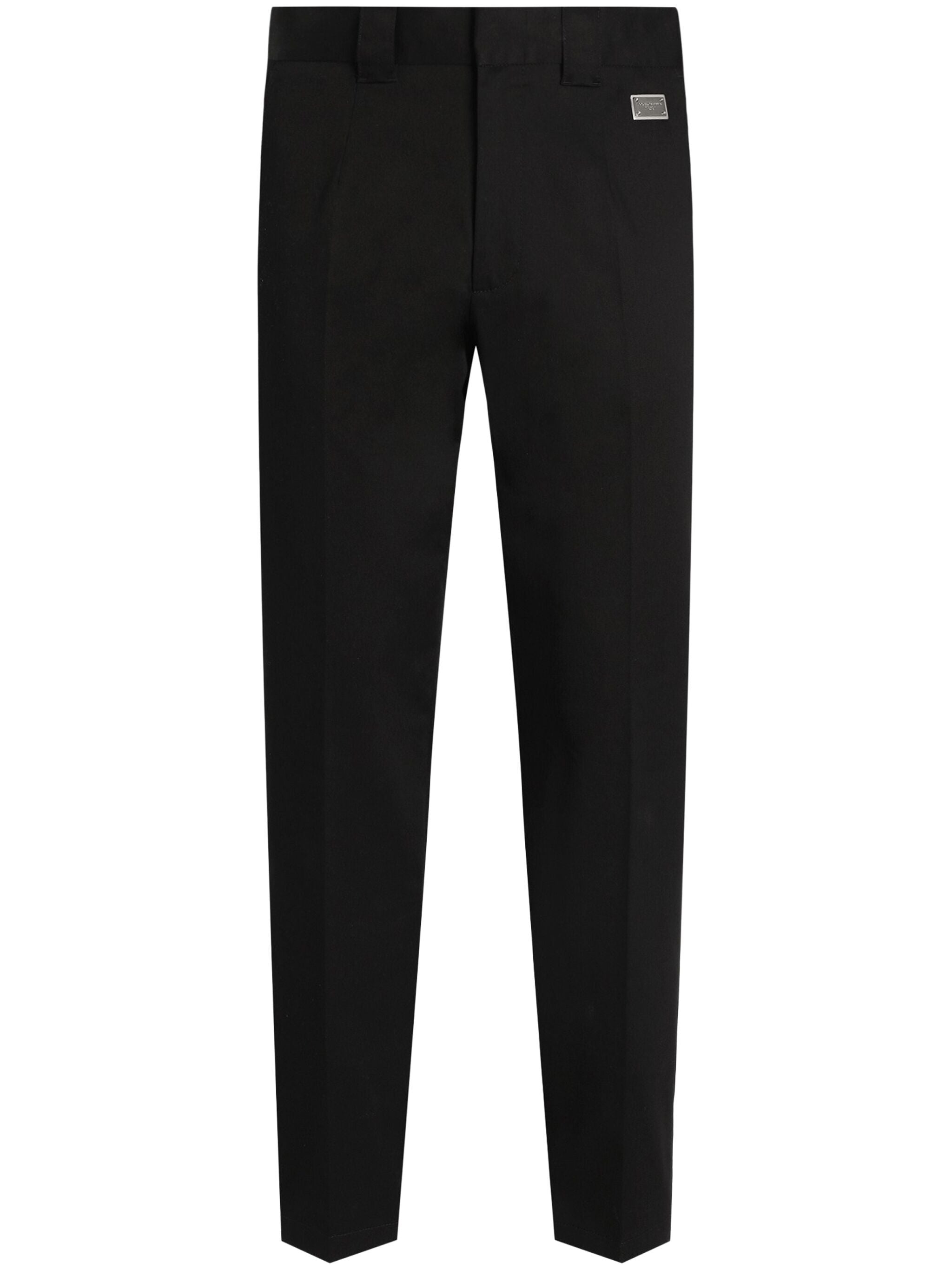DOLCE & GABBANA Men's Stretch Cotton Pants - FW25 Collection