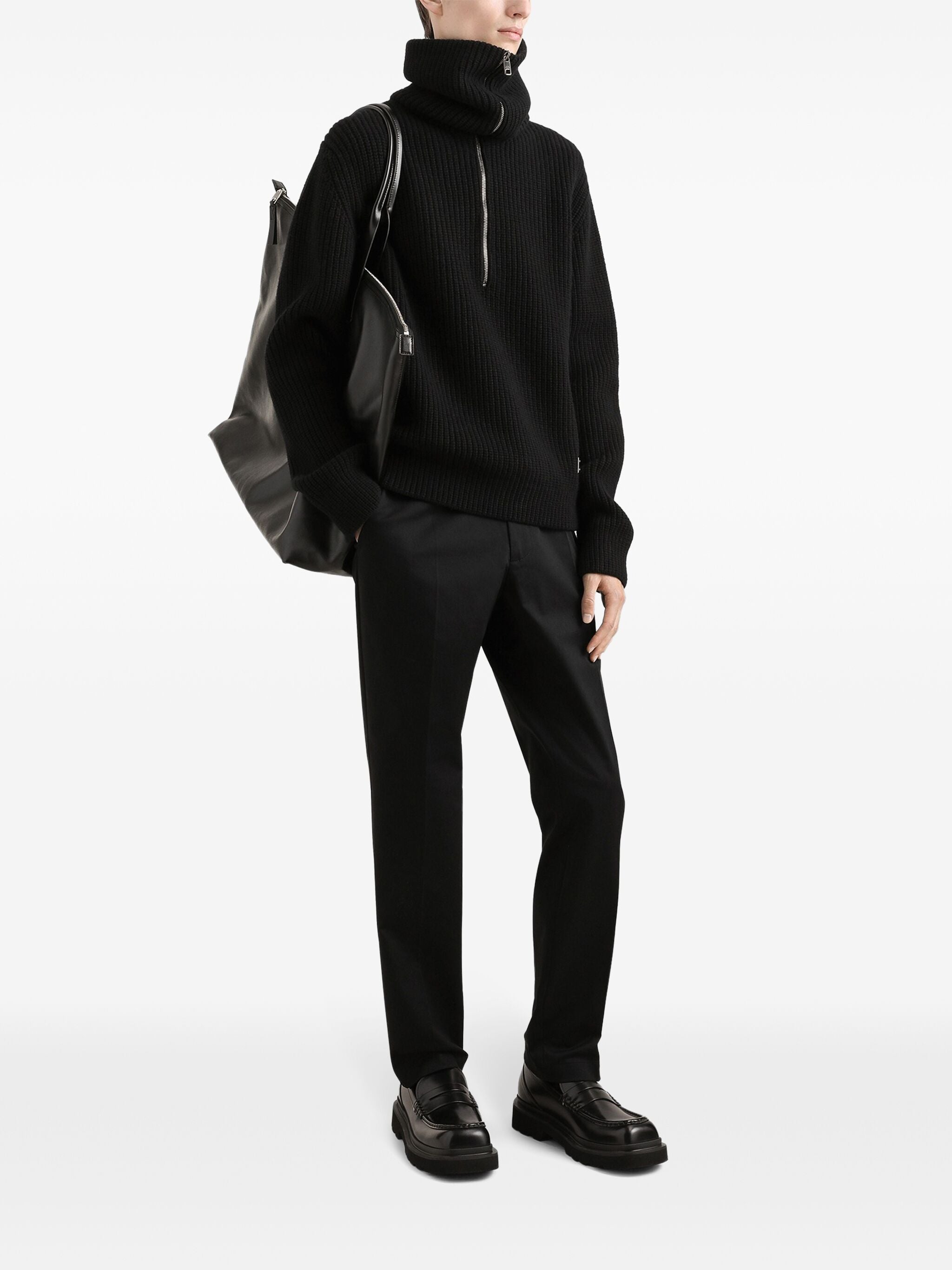 DOLCE & GABBANA Men's Stretch Cotton Pants - FW25 Collection