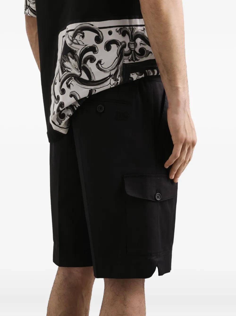 DOLCE & GABBANA Men's Stylish Short Trousers