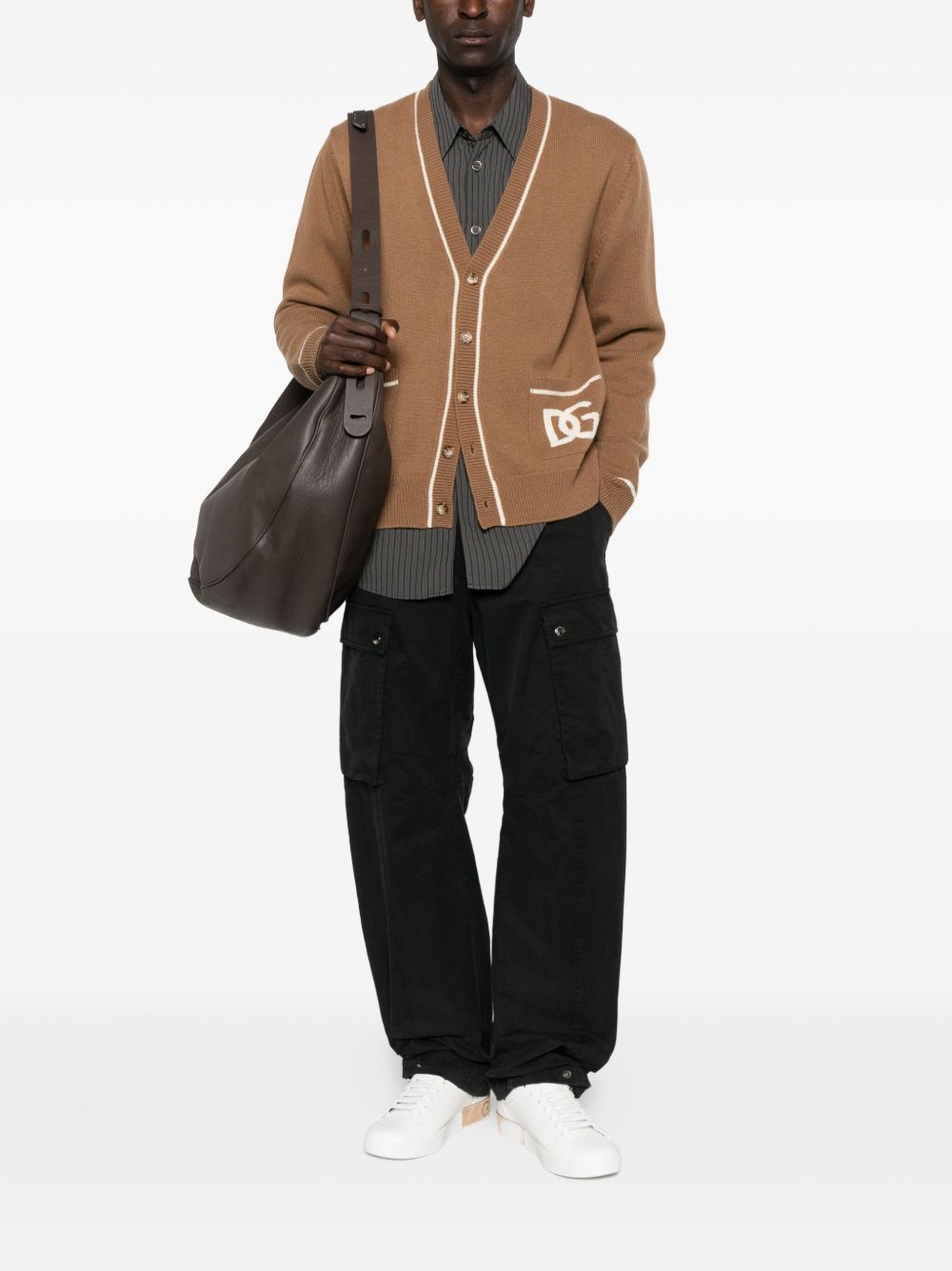 DOLCE & GABBANA Men's Cotton Cargo Trousers