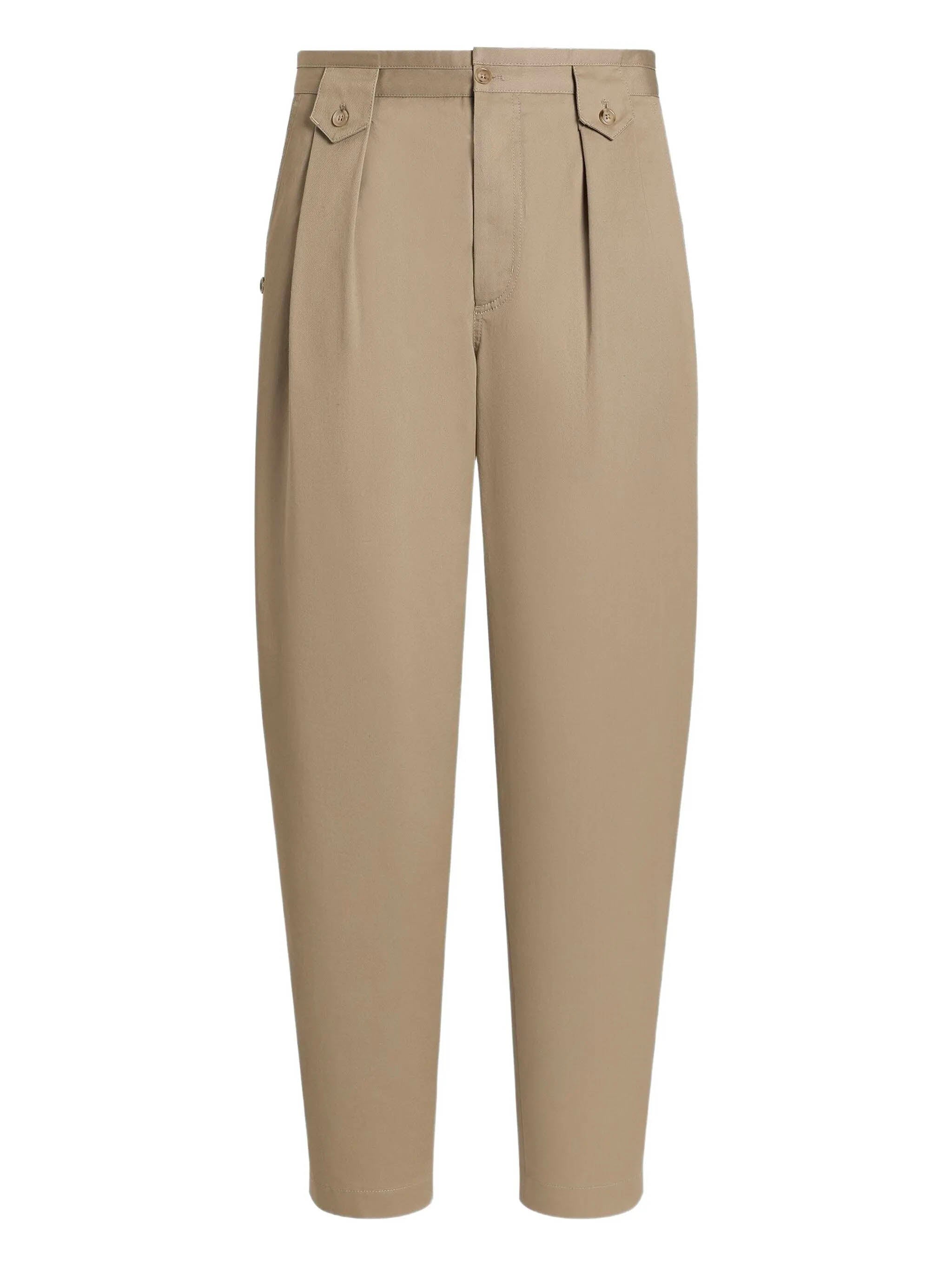DOLCE & GABBANA Gabardine Trousers - Size 48