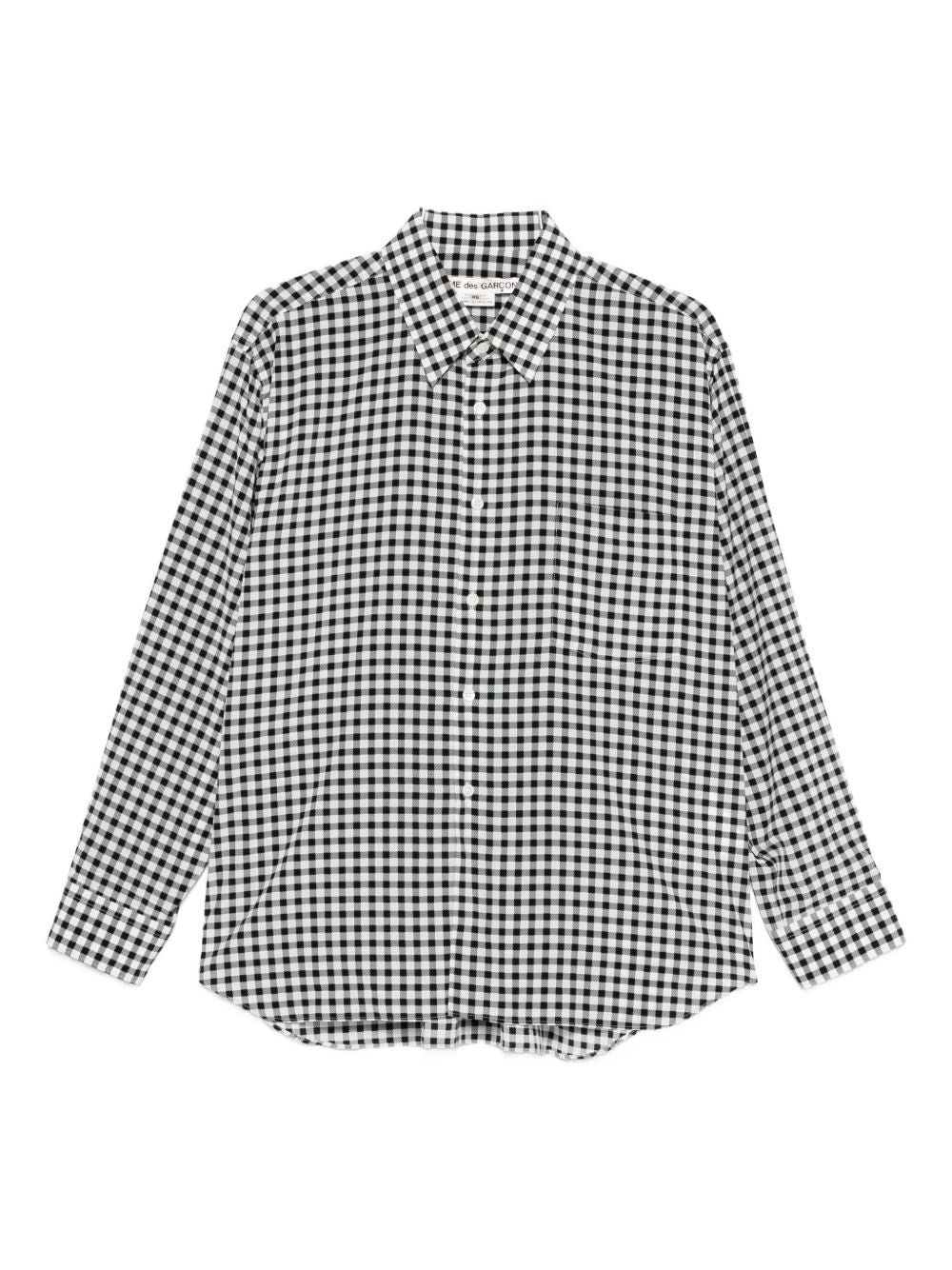 COMME DES GARÇONS Checkered Design Button-Up Shirt for Women