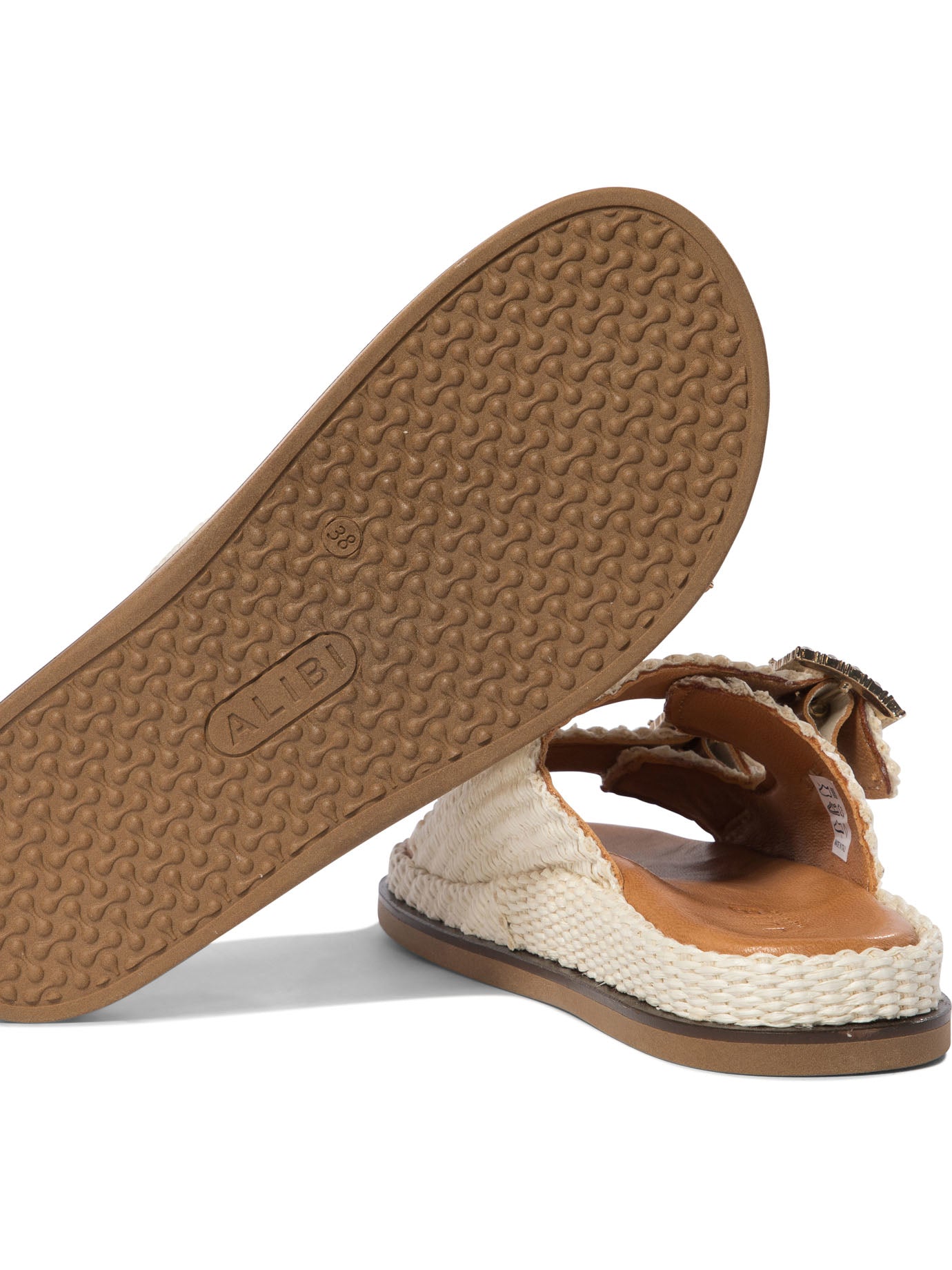 ALIBI Mini Raffia Sandals