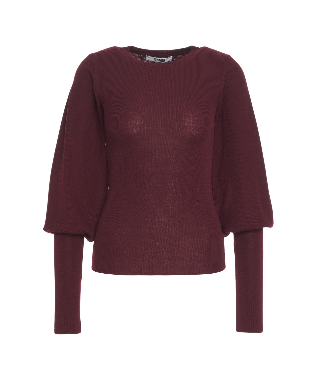 GRIFONI Elegant Puff Sleeve Pullover