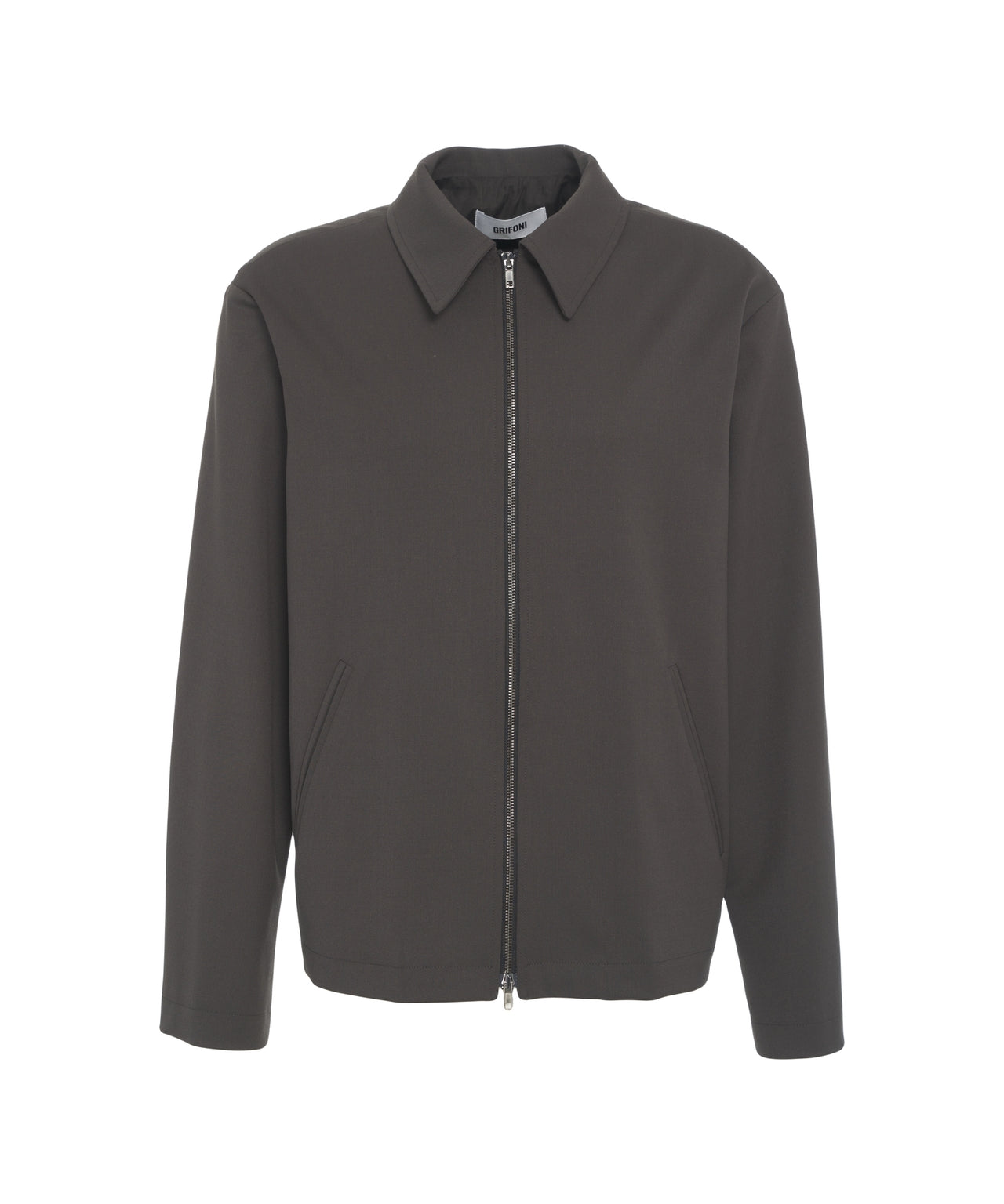 GRIFONI Stylish Overshirt with Zip for Men