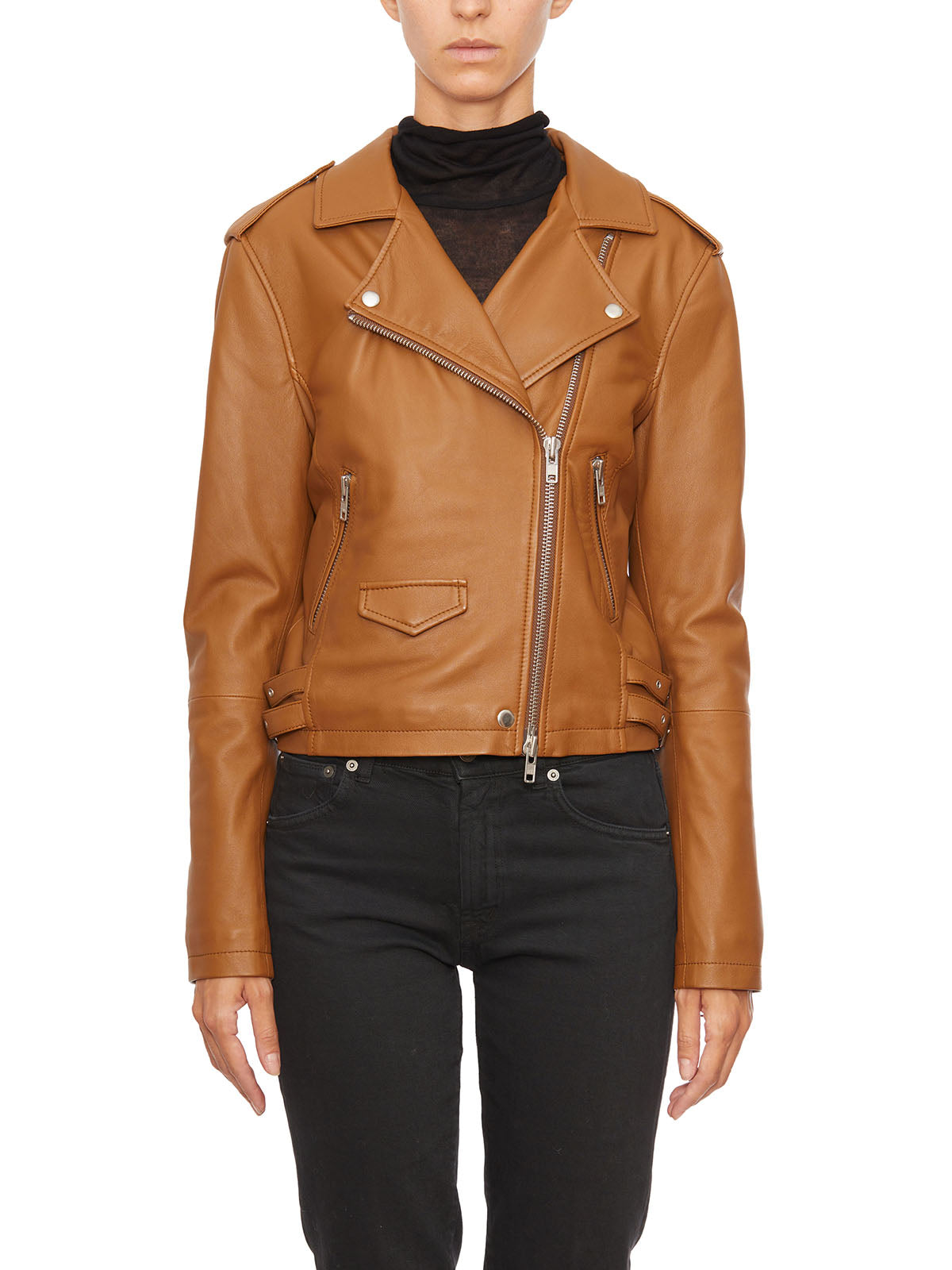 SWORD Studded Leather Jacket - Size 40