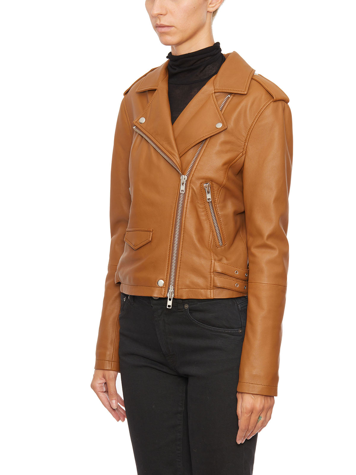 SWORD Studded Leather Jacket - Size 40