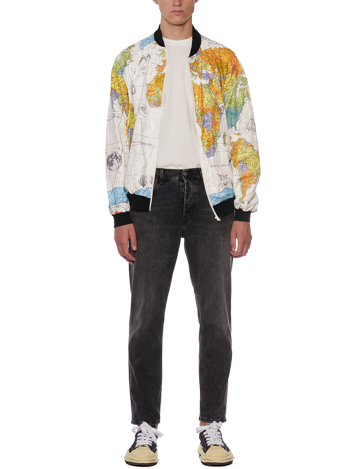 SAINT MXXXXXX Casual Bomber Jacket with Side Pockets - Size M