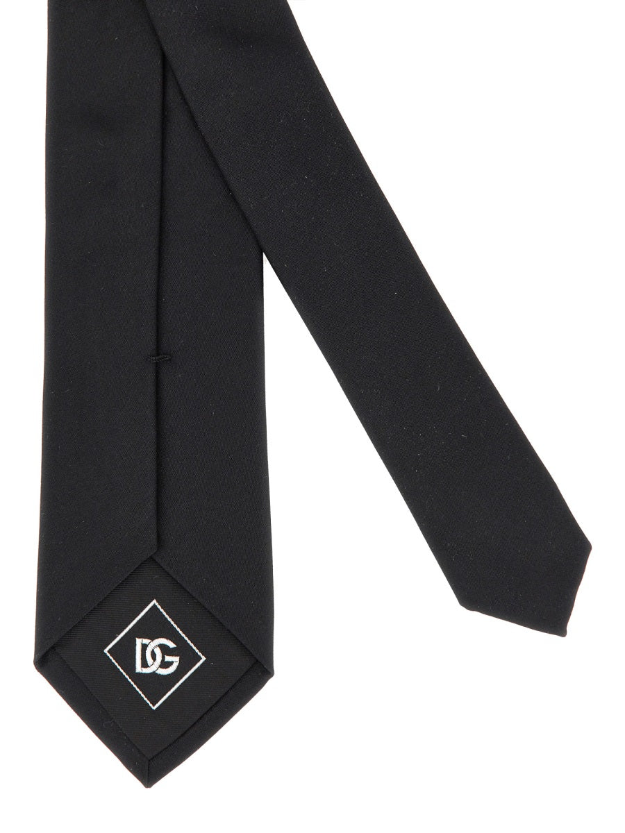 DOLCE & GABBANA Luxury Silk Tie for Men - FW24 Collection