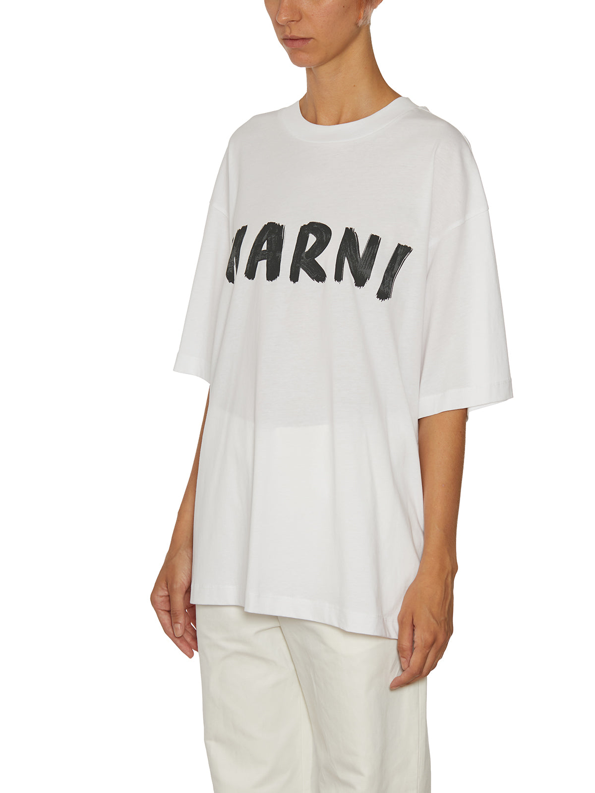 MARNI Cotton Logo T-Shirt - Size 40