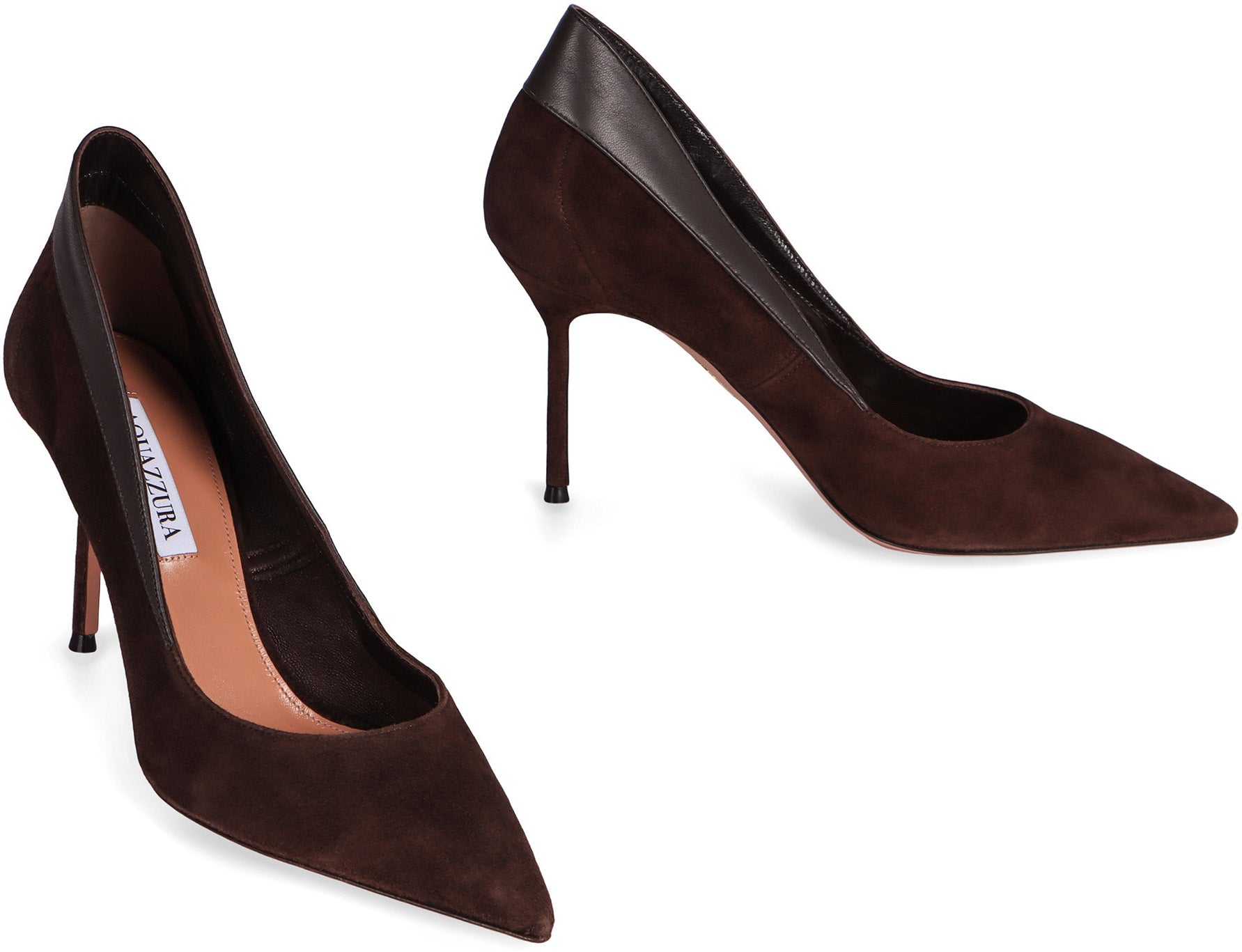 AQUAZZURA Elevated Décolleté Pumps with High Heel - 8.5 cm