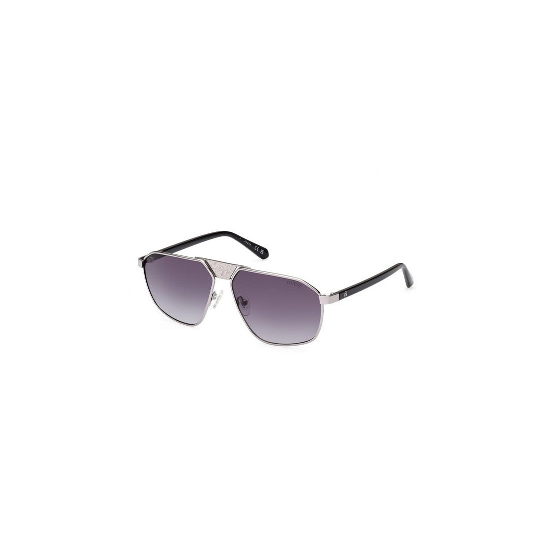 GUESS Stylish Unisex Sunglasses with Shiny Gunmetal Frame