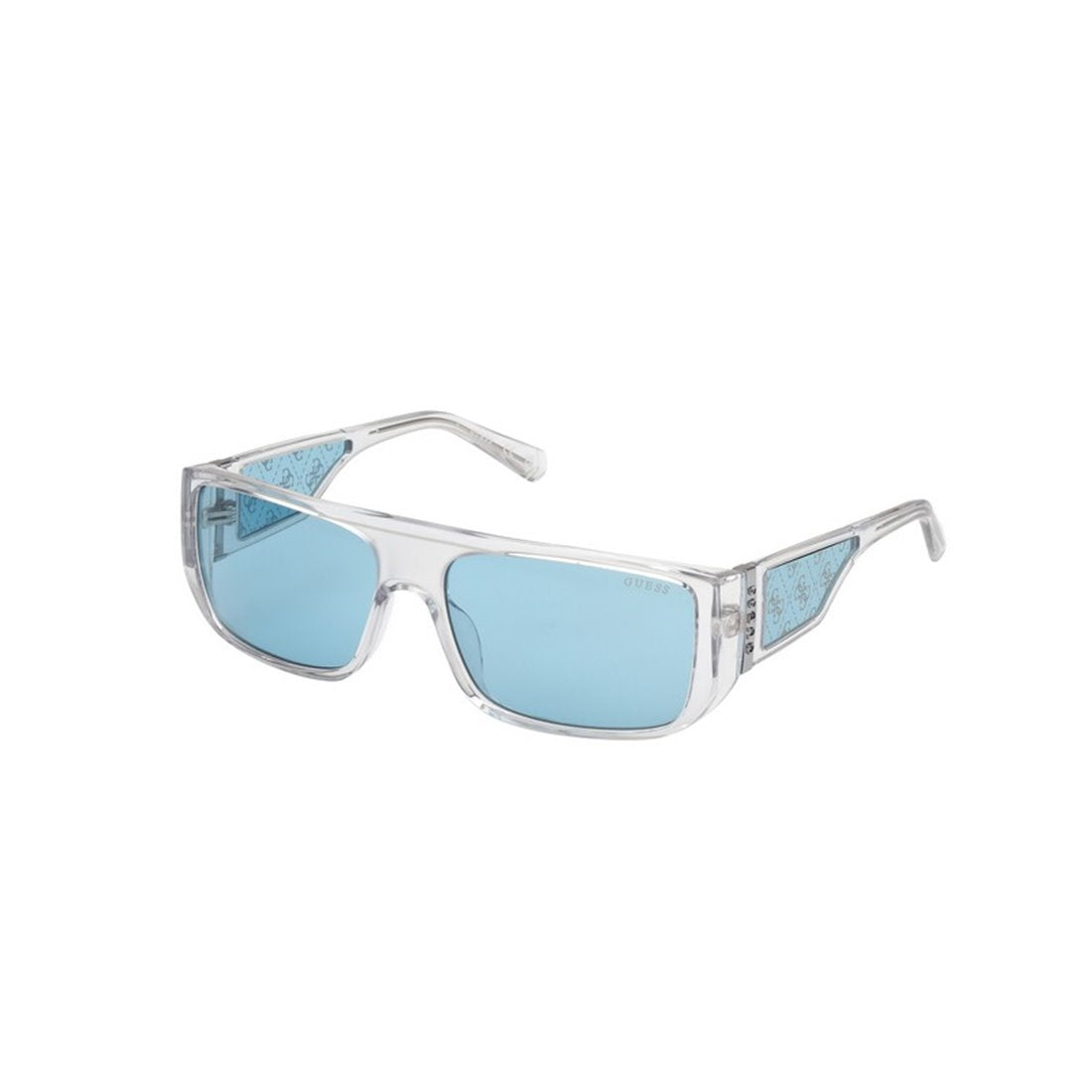 GUESS Stylish Men's Mini Transparent Sunglasses