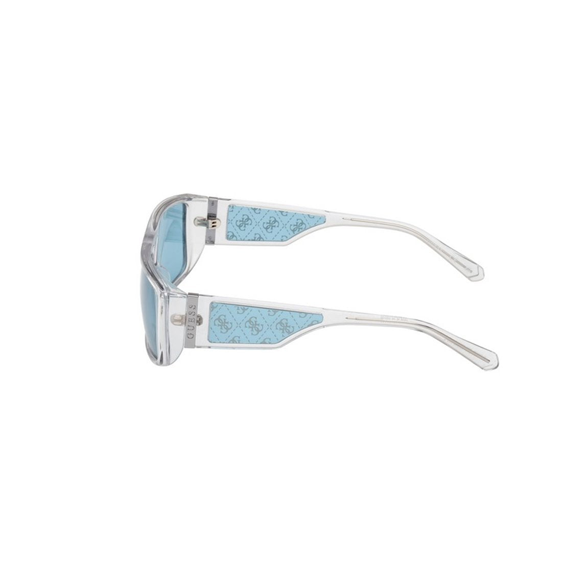 GUESS Stylish Men's Mini Transparent Sunglasses