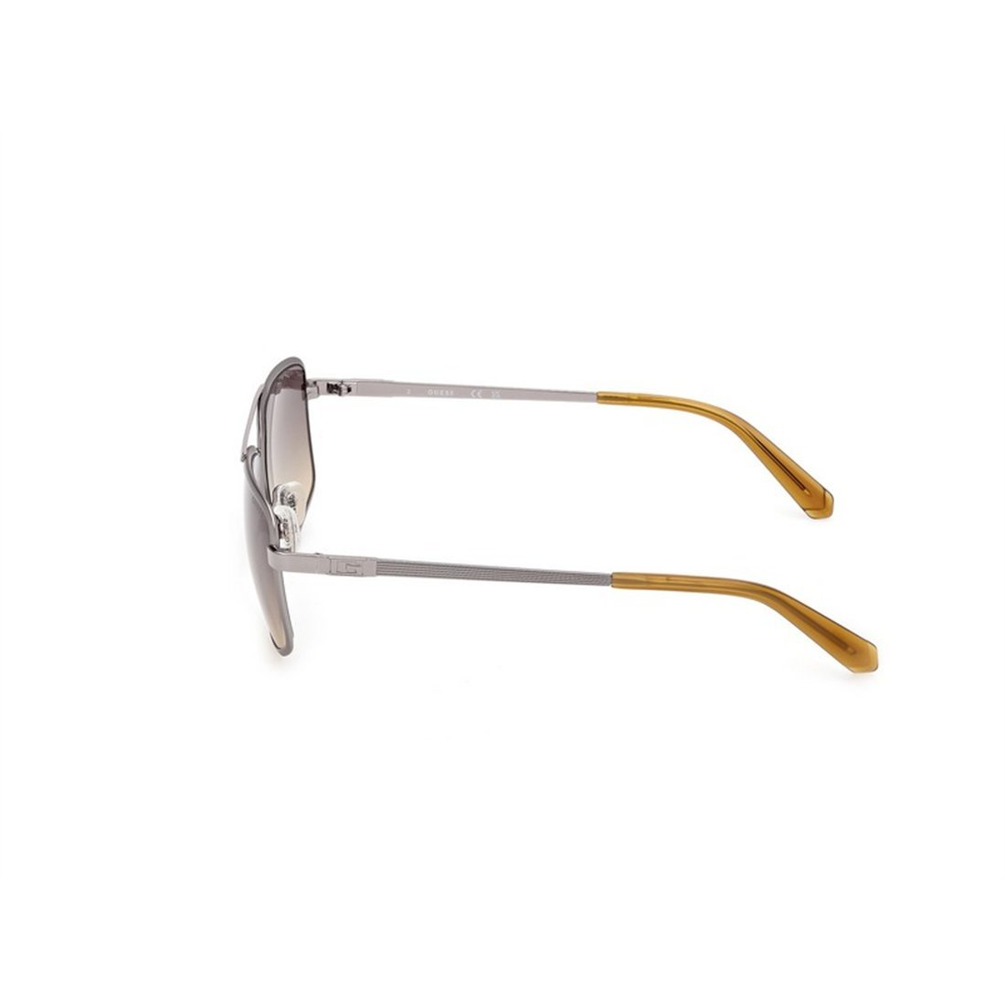 GUESS Sleek Matte Gunmetal Gradient Sunglasses