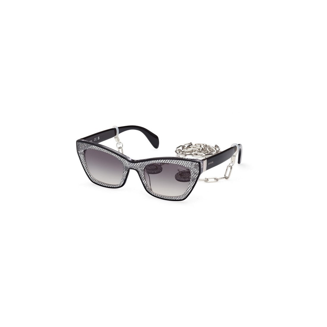 GUESS Stylish Gradient Smoke Women's Sunglasses