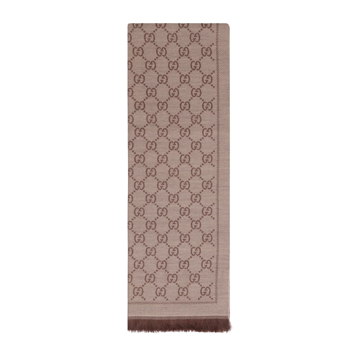 GUCCI Knit GG Jacquard Scarf