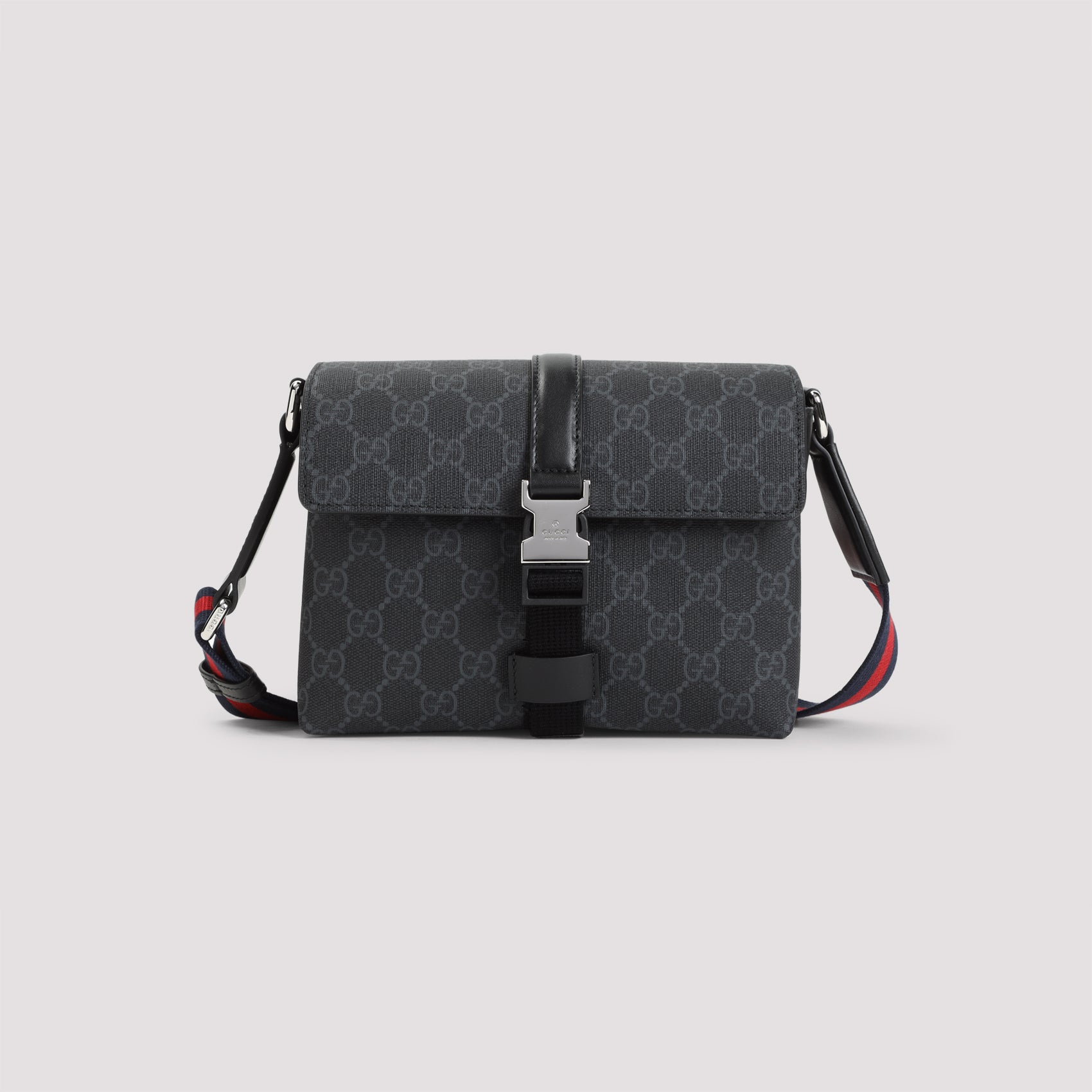 GUCCI Mini GG Supreme Shoulder Handbag - 18.5 x 13.5 x 7 cm