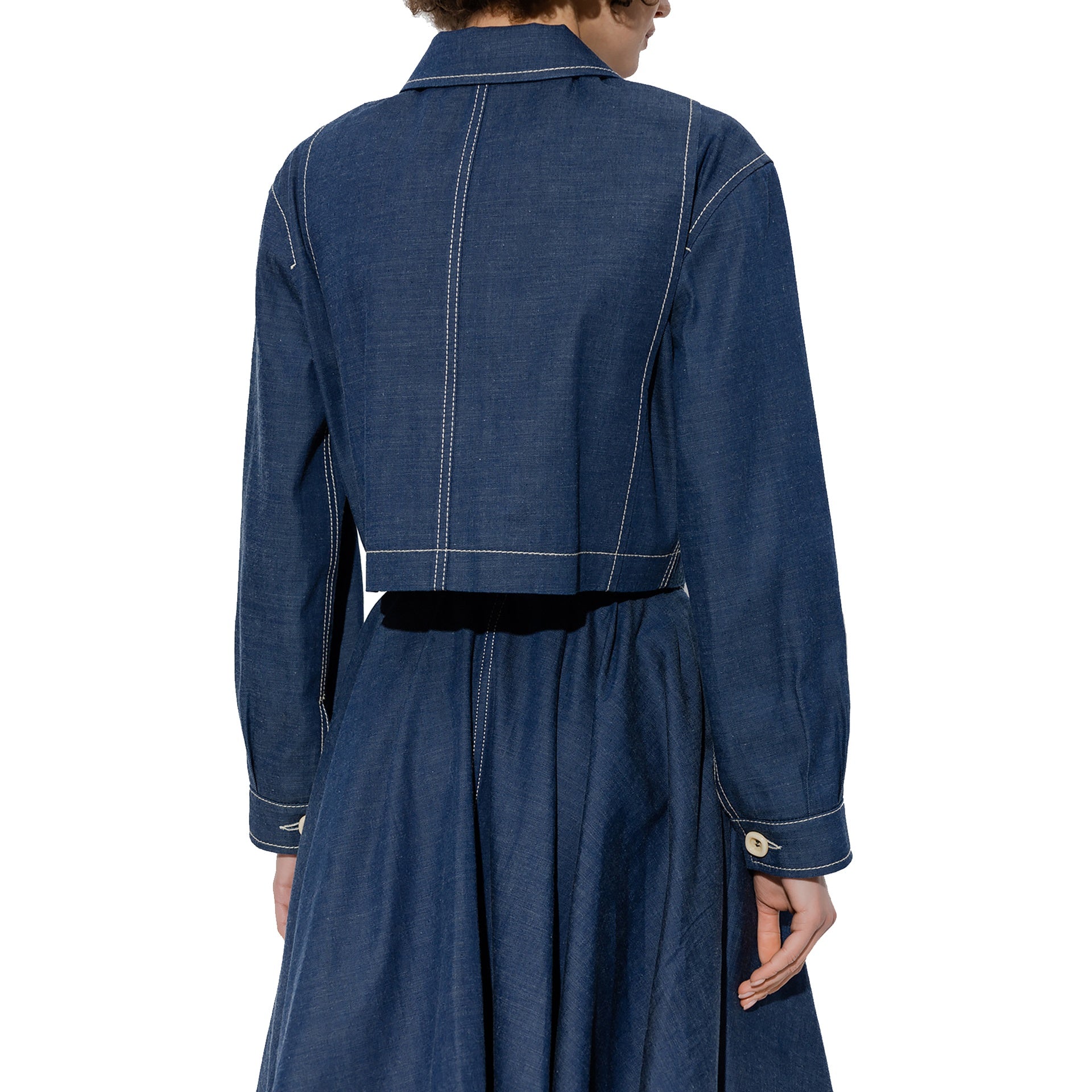 GUCCI Cropped Denim Jacket for Women