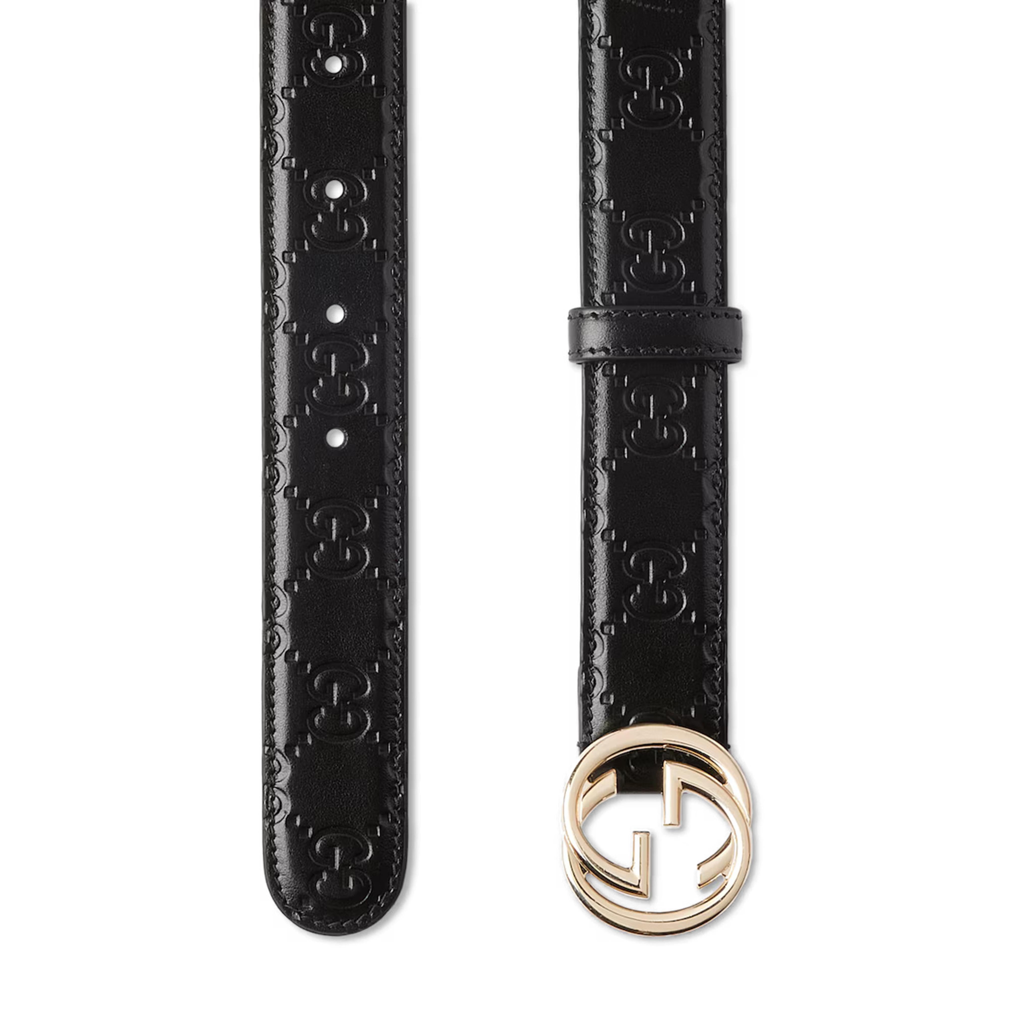 GUCCI Interlocking G Buckle Belt - Women's