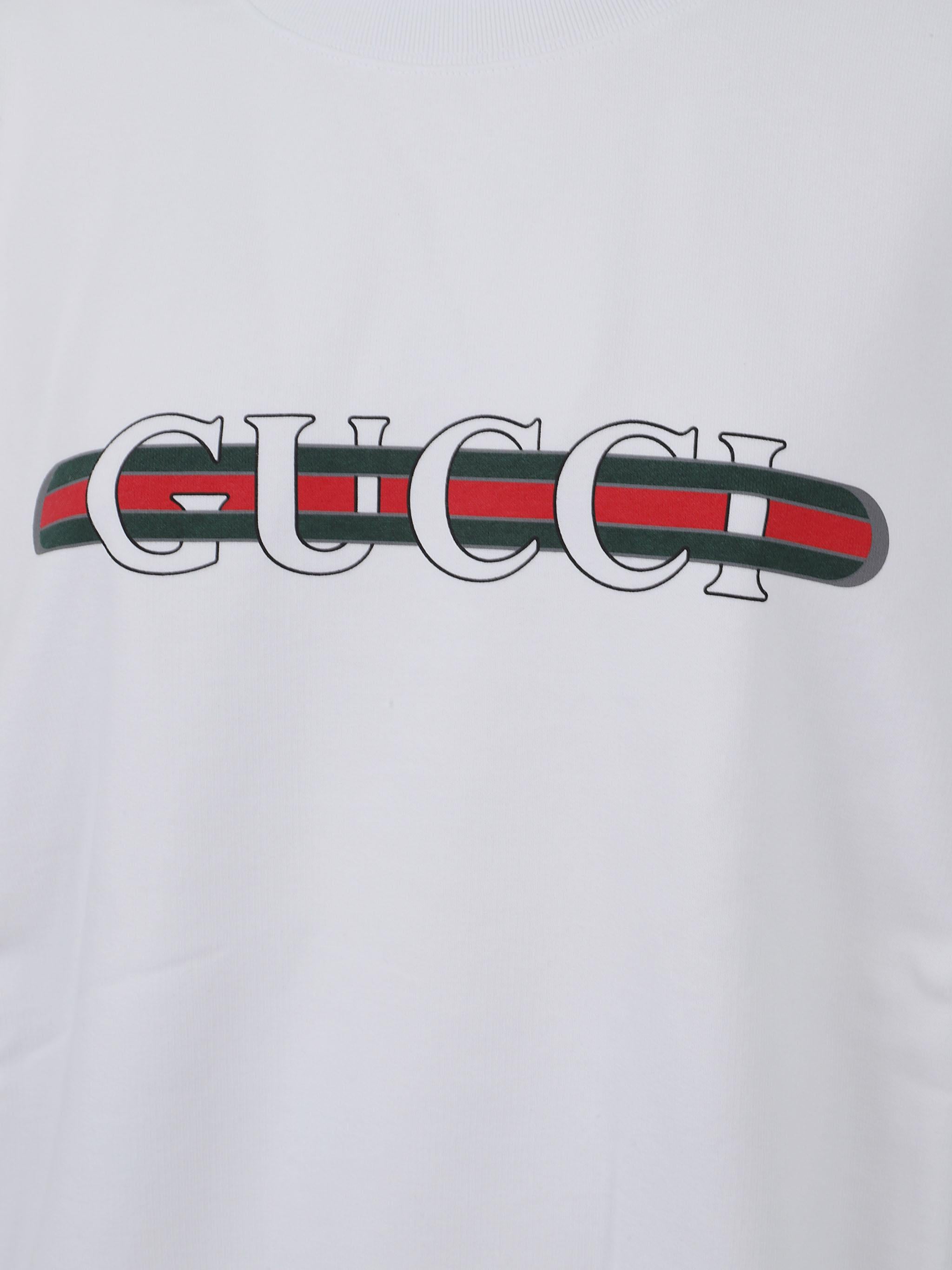 GUCCI Long-Sleeve Crew Neck Sweatshirt
