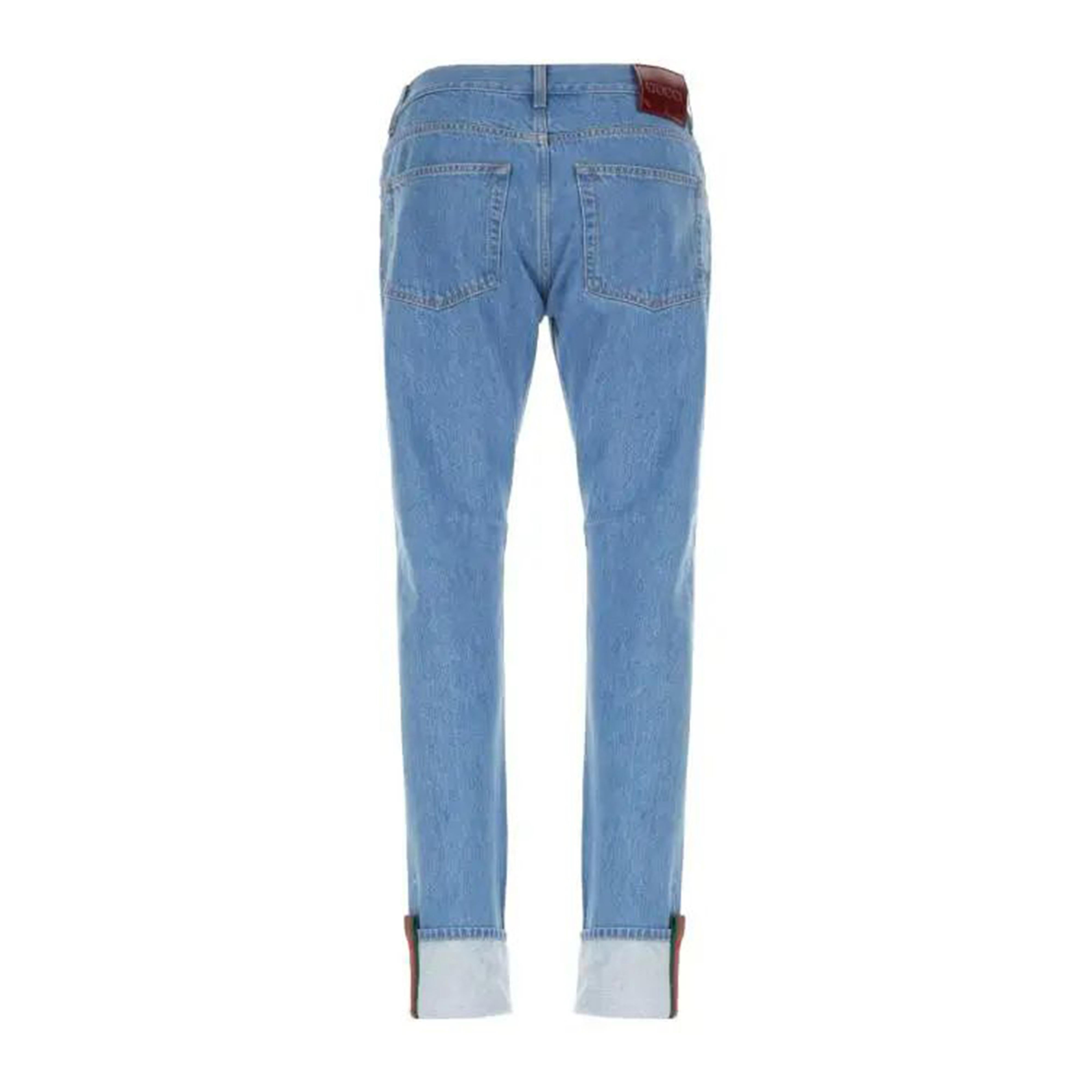 GUCCI New Tapered Turn Up Jeans