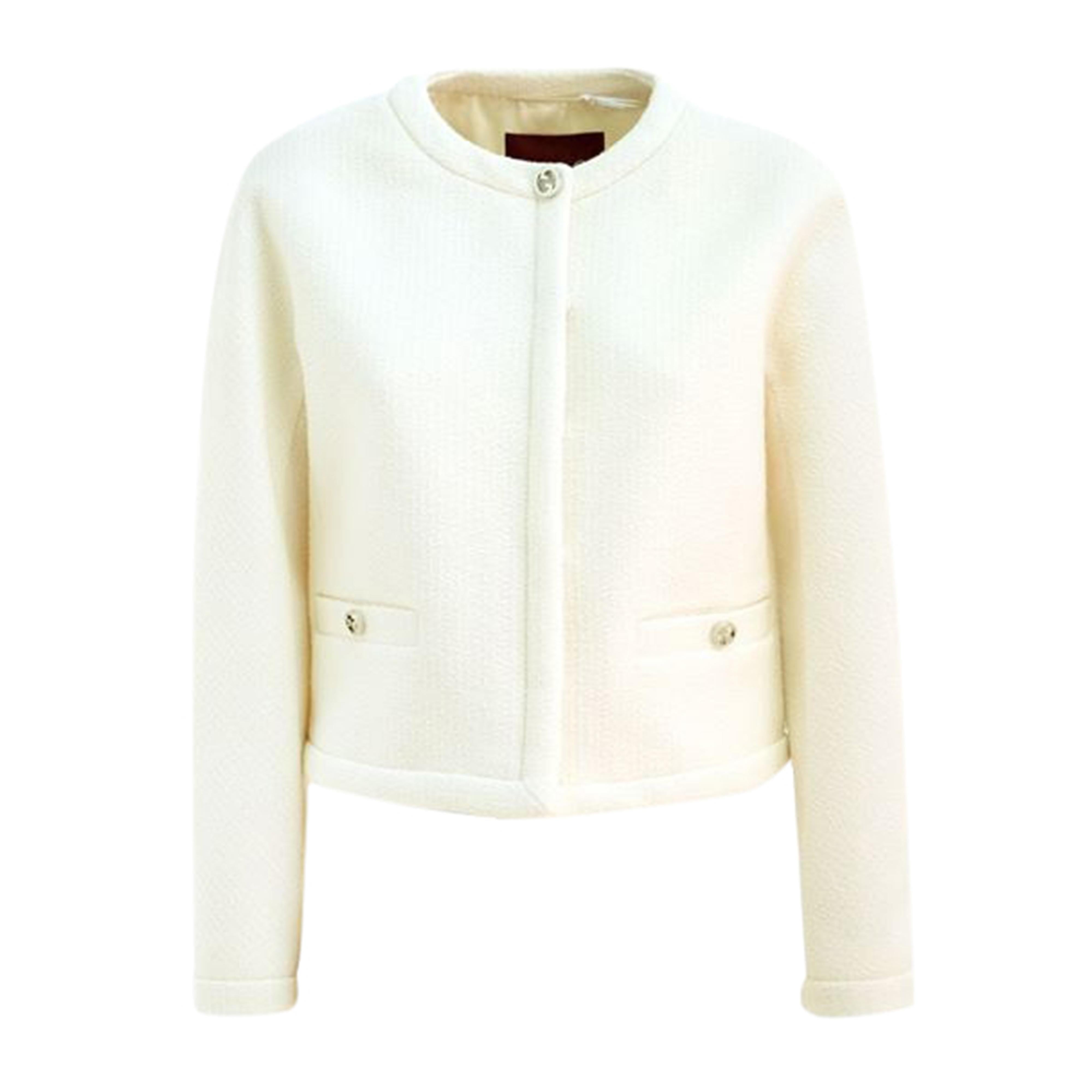 GUCCI Wool Boucle Loop Jacket for Women