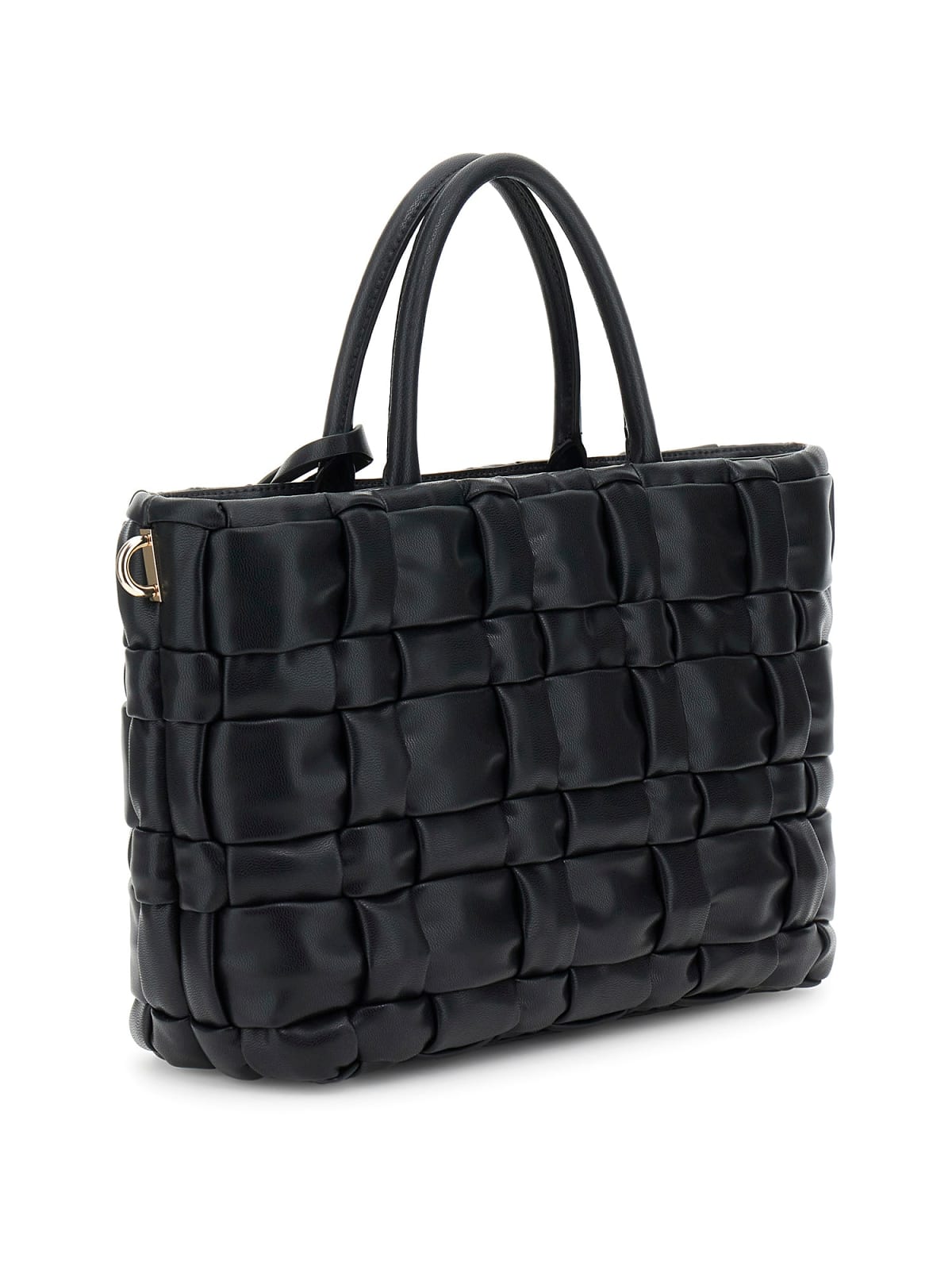 GUESS Chic Handbag with Woven Faux Leather Exterior
