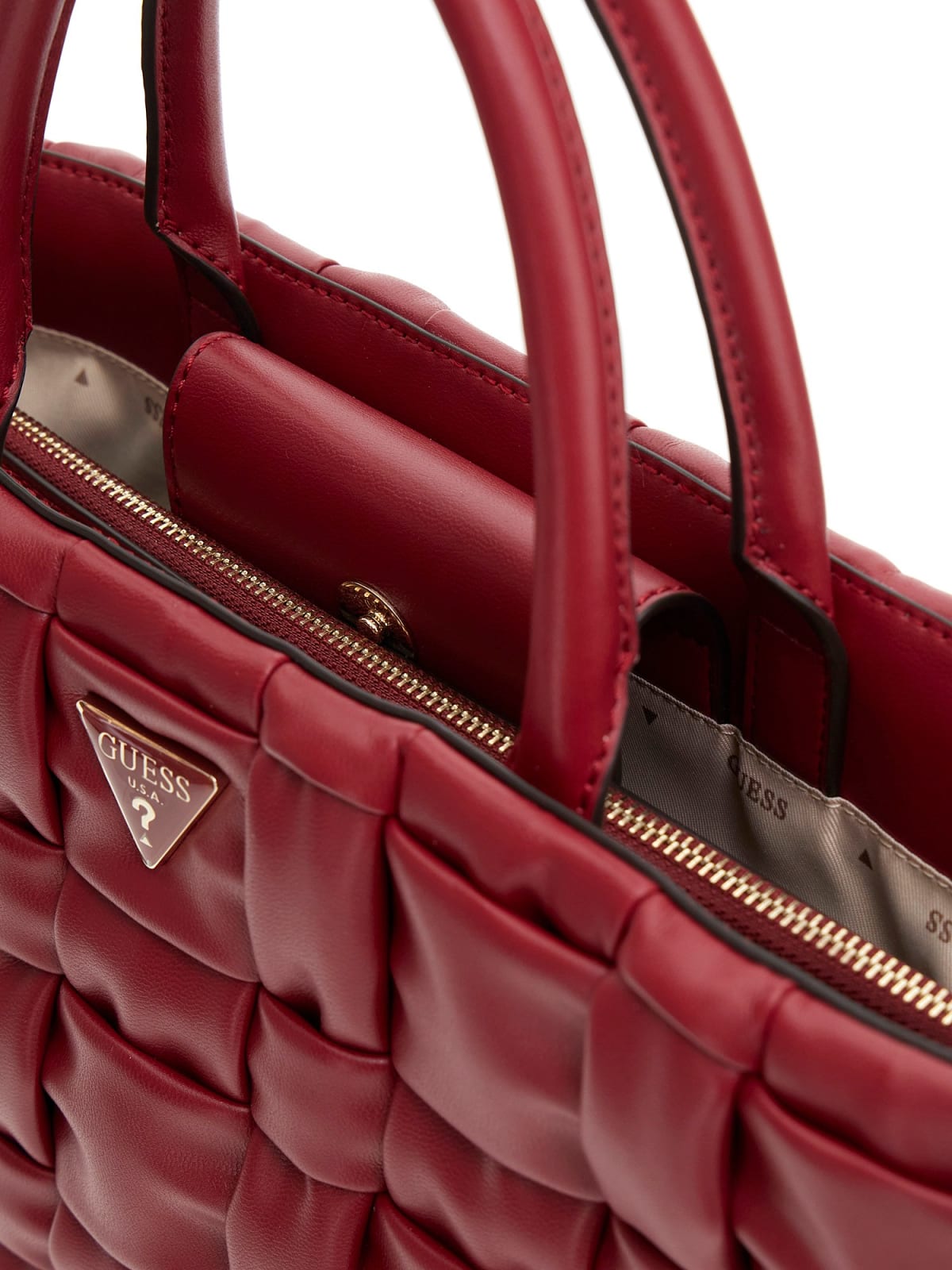 GUESS Chic Button Closure Handbag