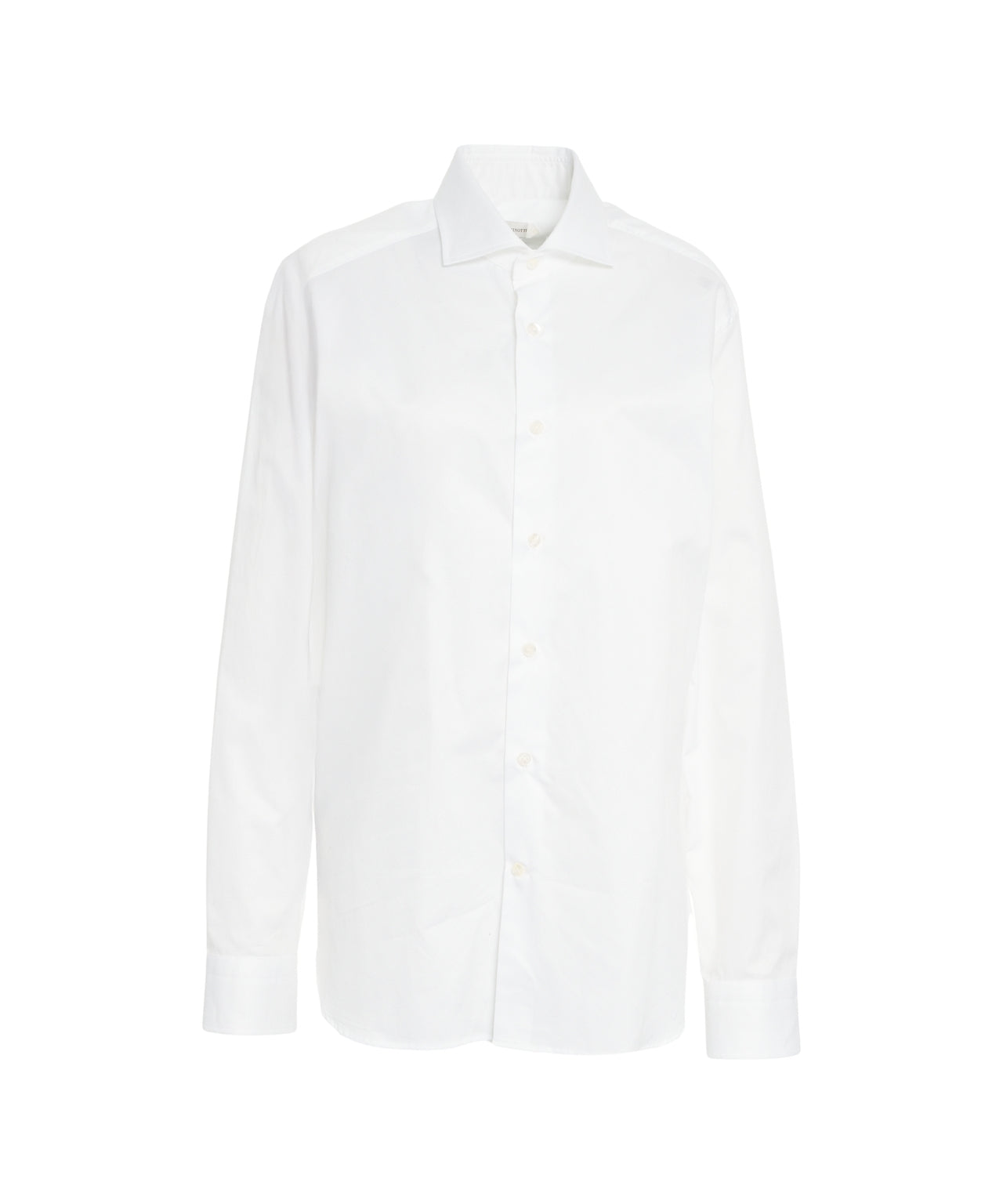 GUGLIEMINOTTI Classic Cotton Shirt with Kent Collar for Men
