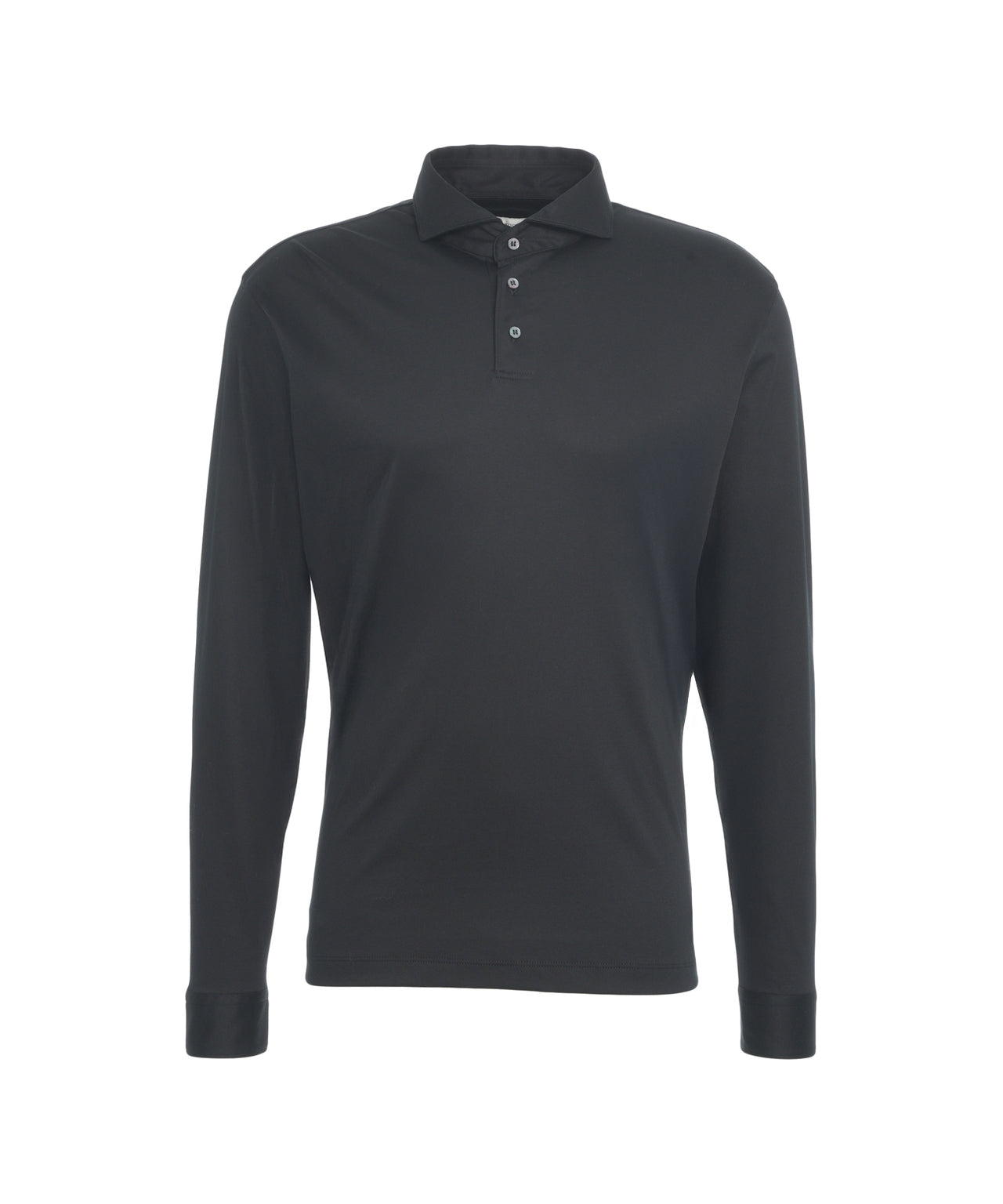 GUGLIEMINOTTI Classic Long Sleeve Polo - Slim Fit for Men