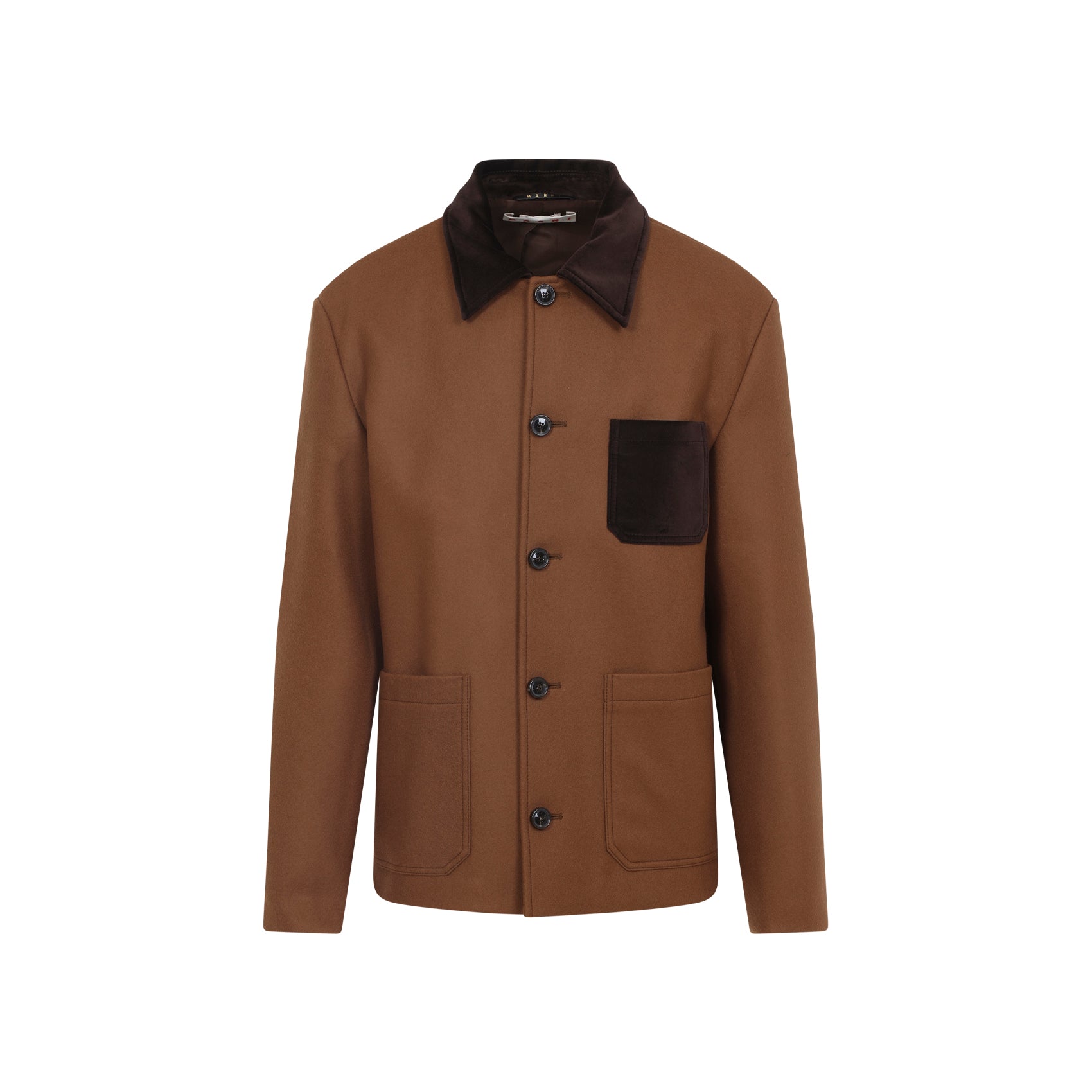 MARNI Virgin Wool Double Splittable Workwear Jacket