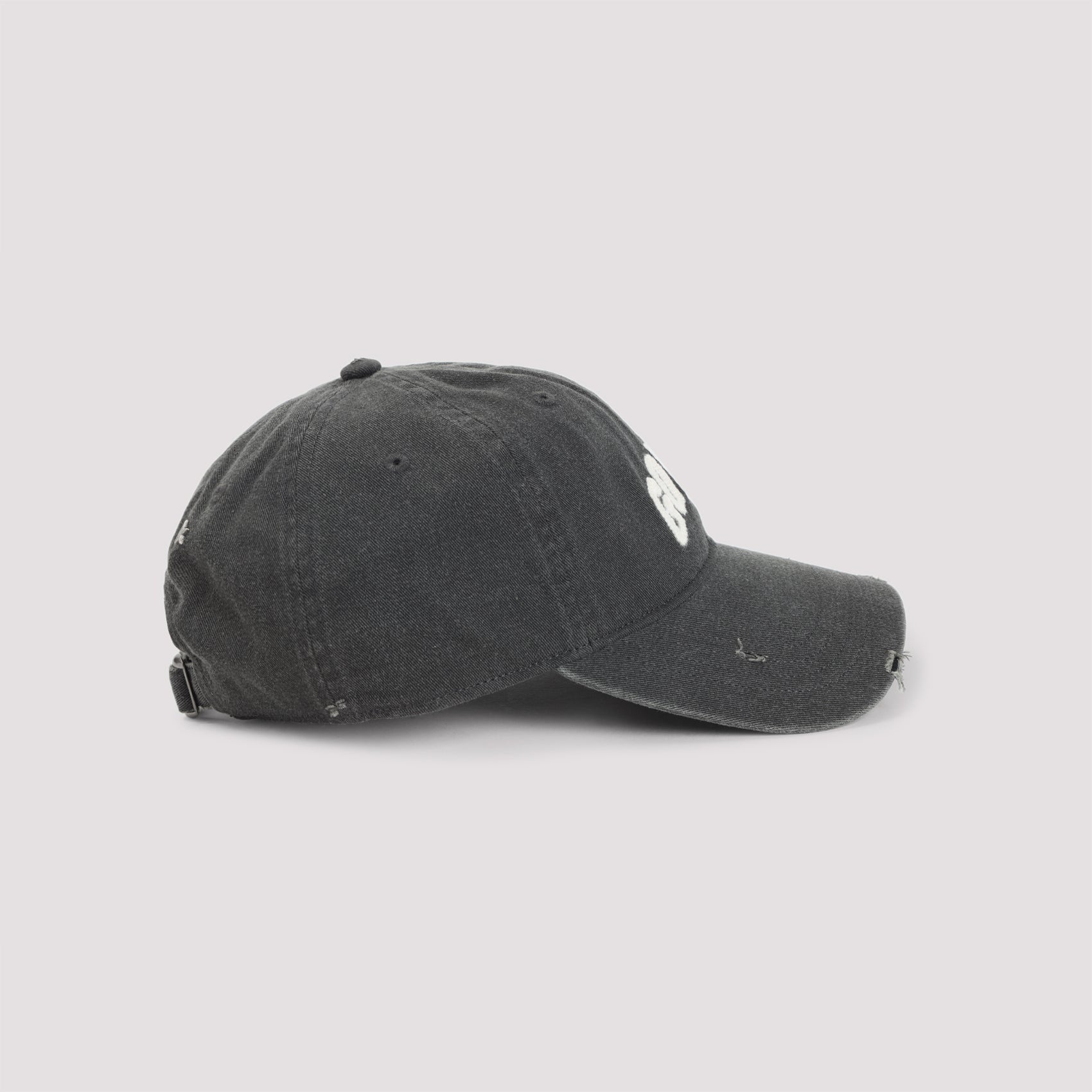 GOLDEN GOOSE Distressed Logo Cotton Baseball Cap for Men