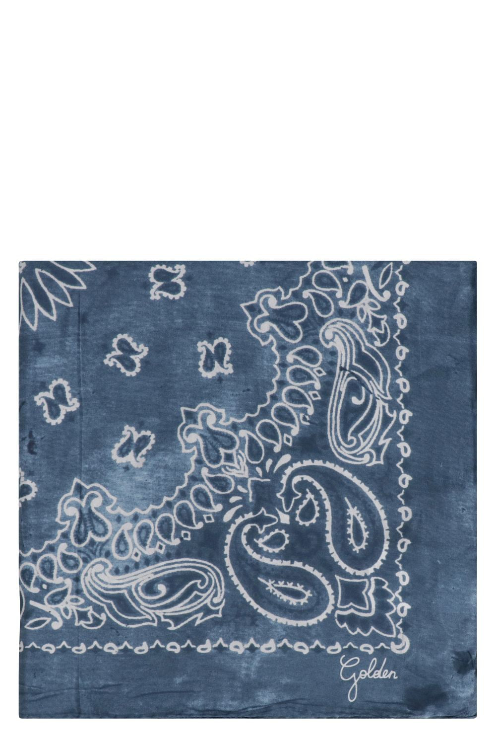 GOLDEN GOOSE Paisley Print Scarf - 65 CM