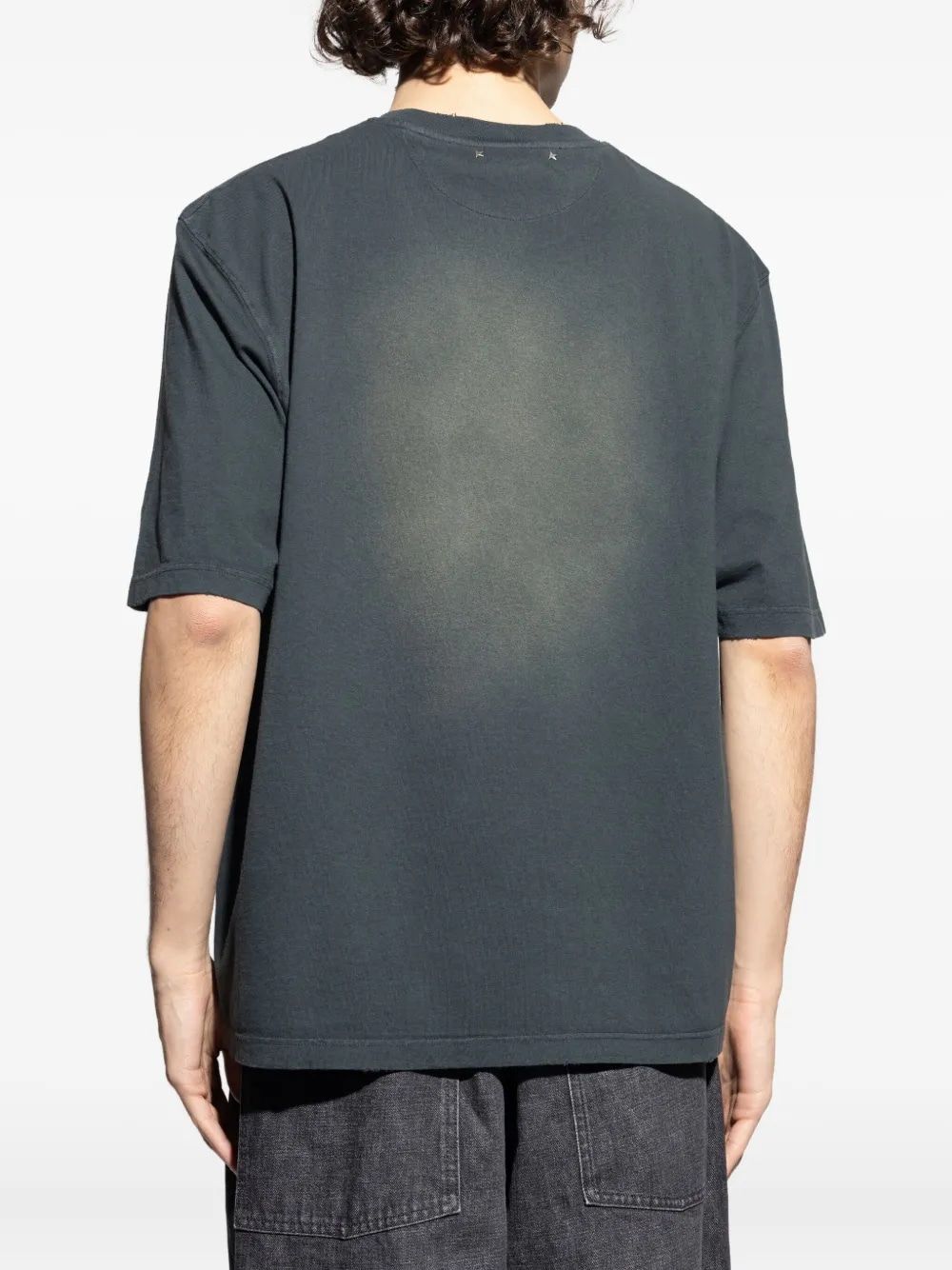 GOLDEN GOOSE Men's Cotton Logo T-Shirt - Size L