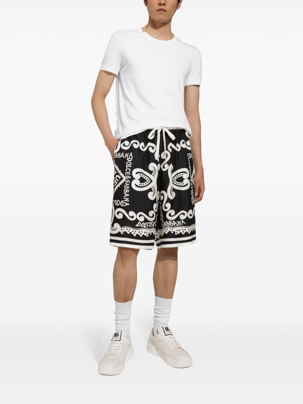DOLCE & GABBANA Printed Bermuda Shorts - SS24