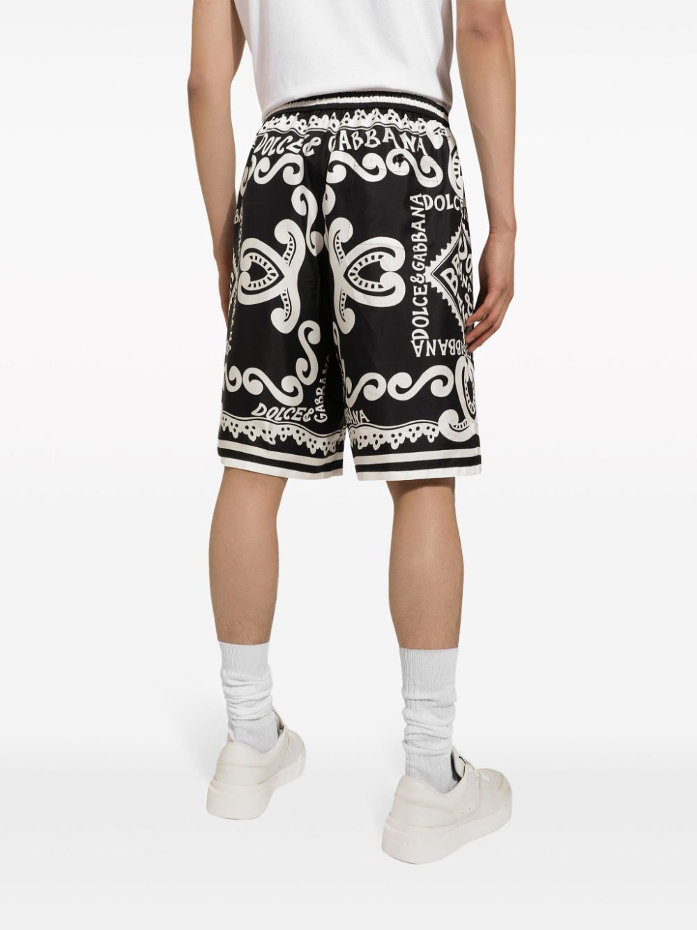 DOLCE & GABBANA Printed Bermuda Shorts - SS24