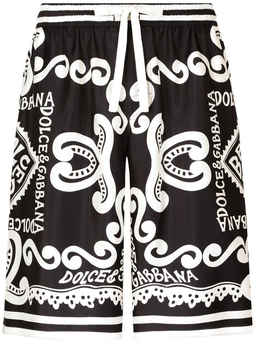 DOLCE & GABBANA Printed Bermuda Shorts - SS24