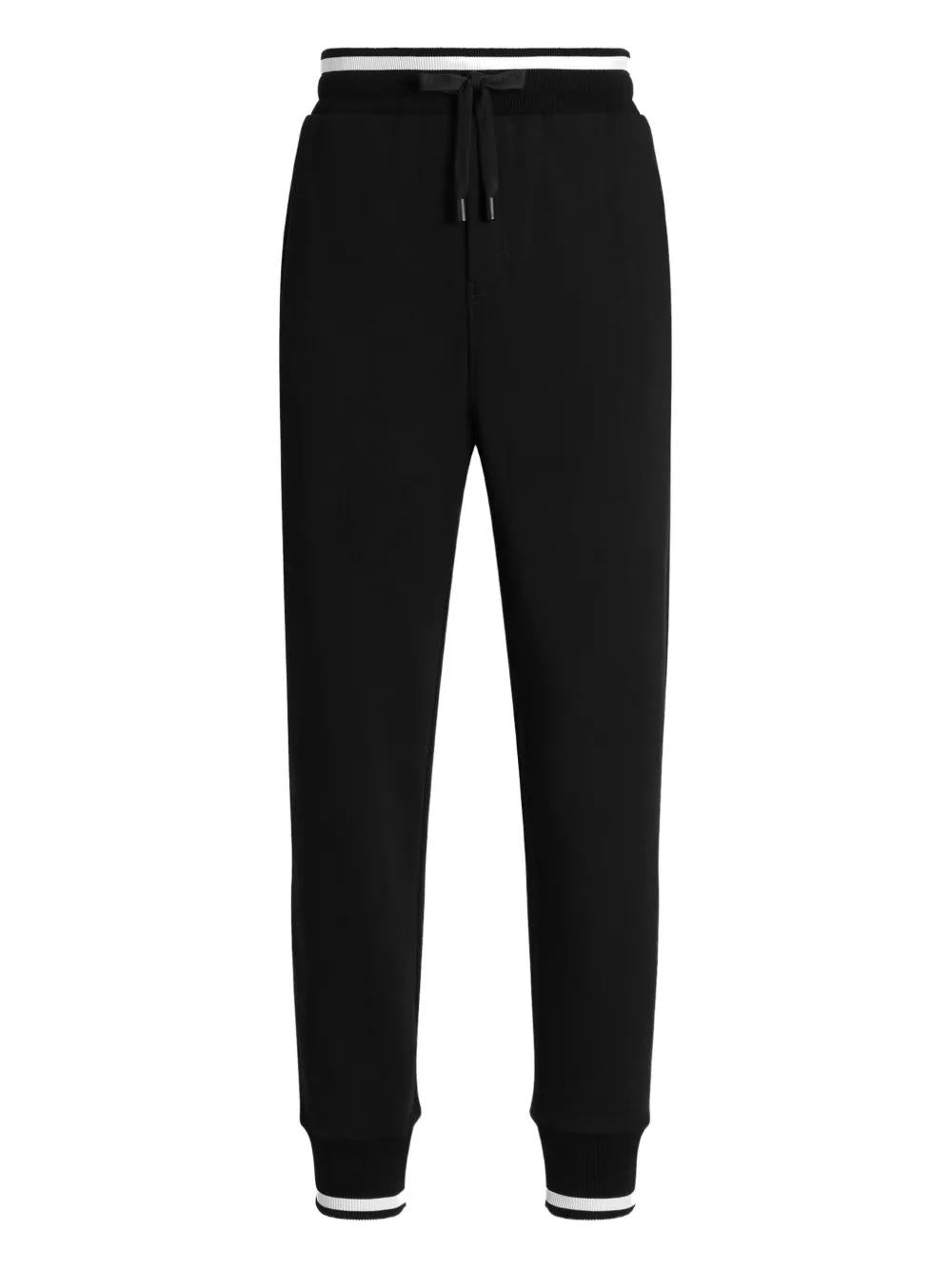 DOLCE & GABBANA Cotton Track Pants for Men - FW25 Edition