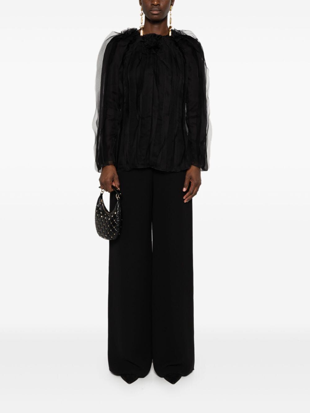GIORGIO ARMANI Elegant Silk Pants for Women - FW24 Collection