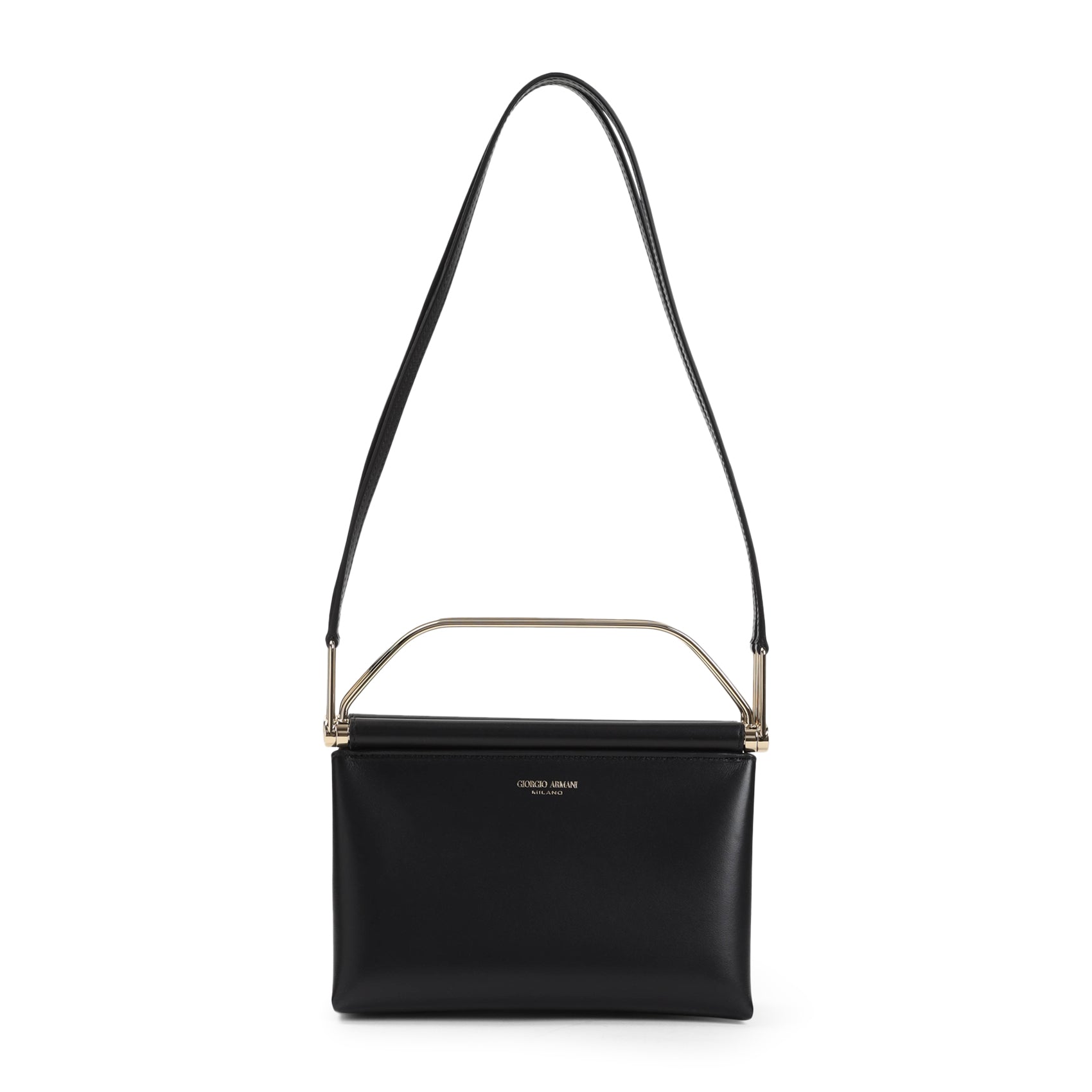 GIORGIO ARMANI Mini Leather Handbag - 20.5cm x 14cm x 7.5cm