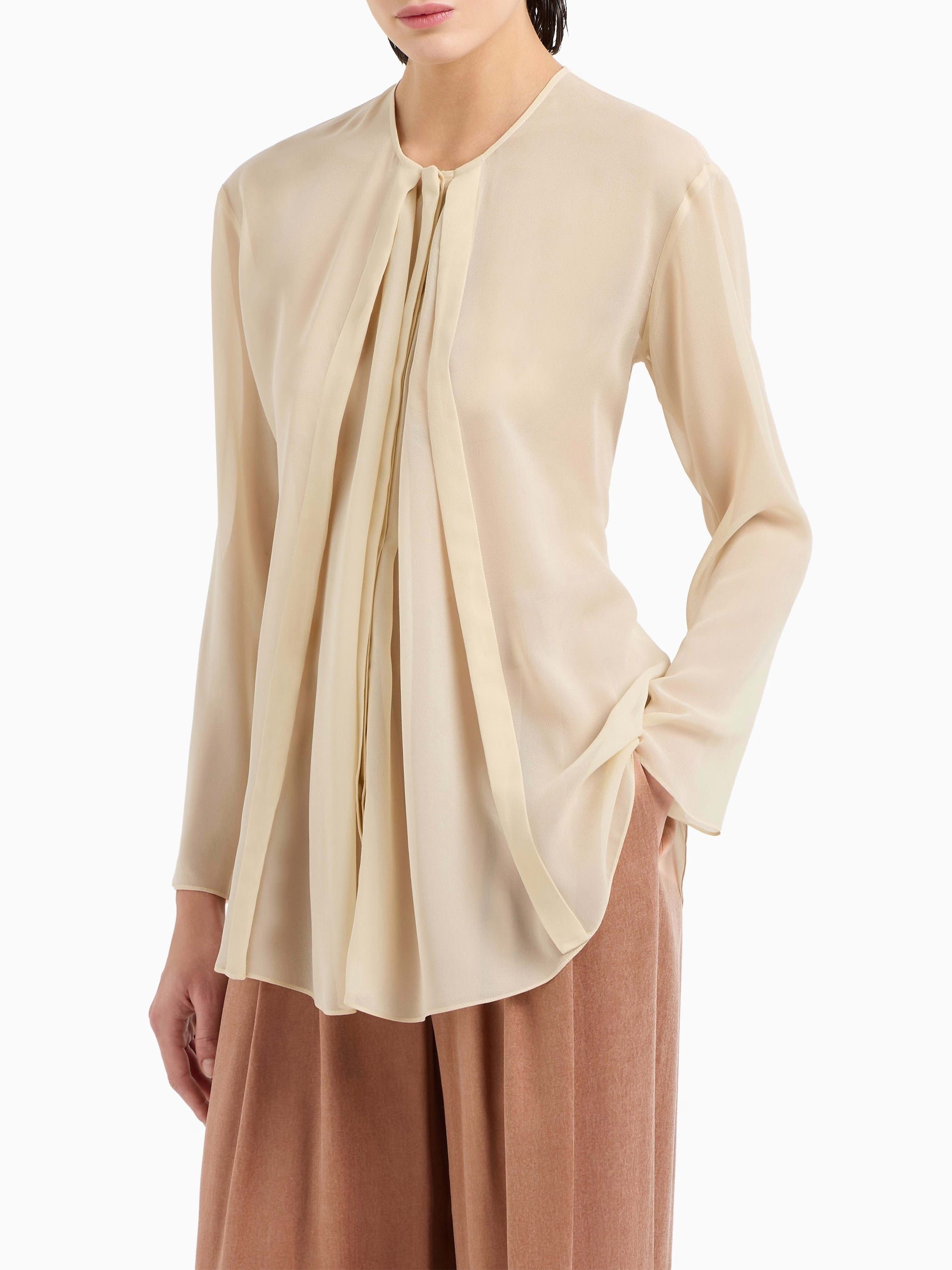 GIORGIO ARMANI Silk Georgette Shirt