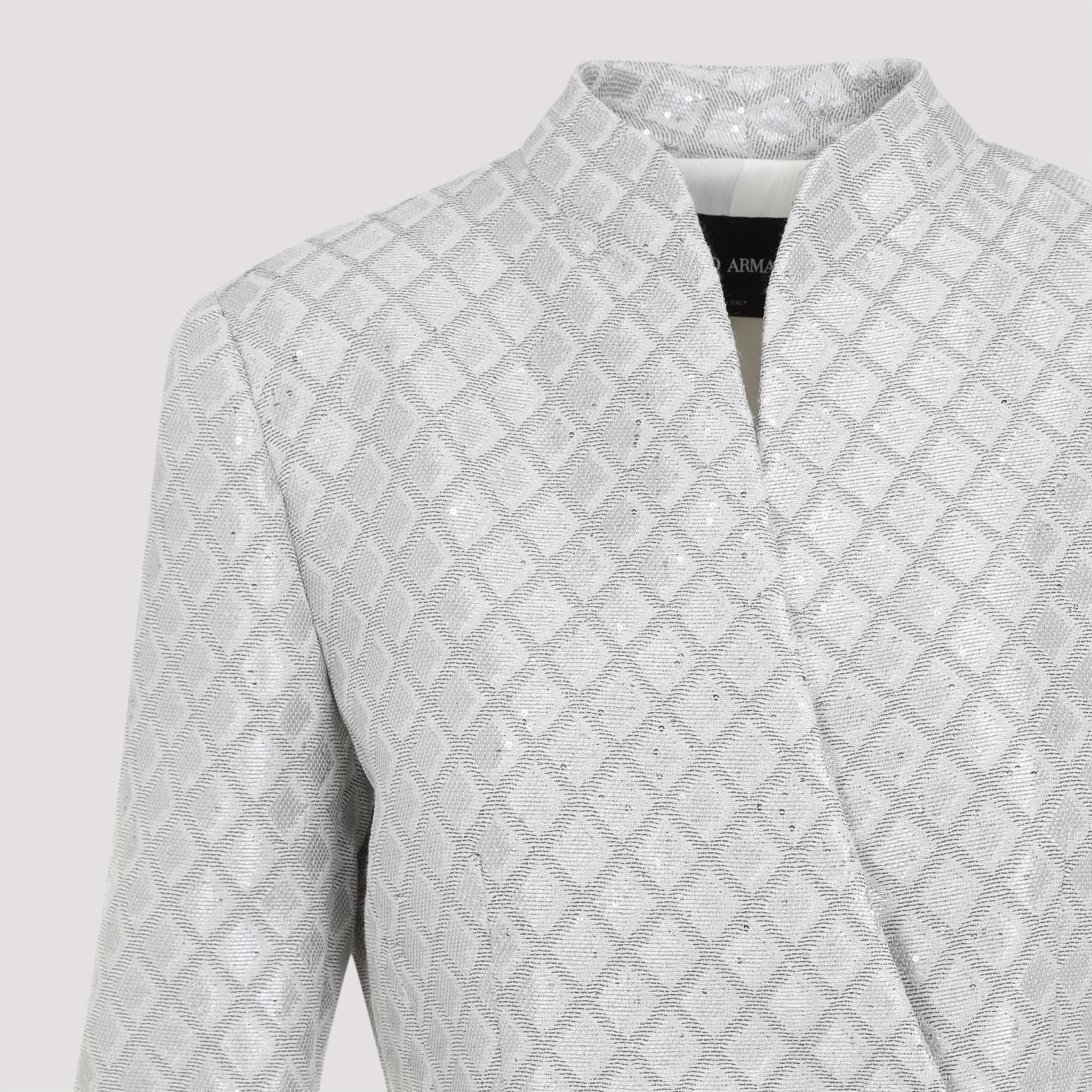 GIORGIO ARMANI Embroidered Polyester Blend Blazer - Women's SS25